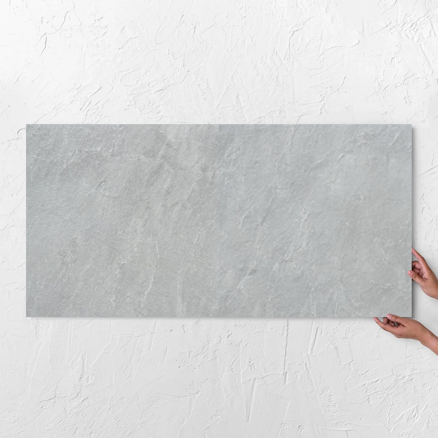 Slate Rock White 600X1200 Matt Smooth Grip