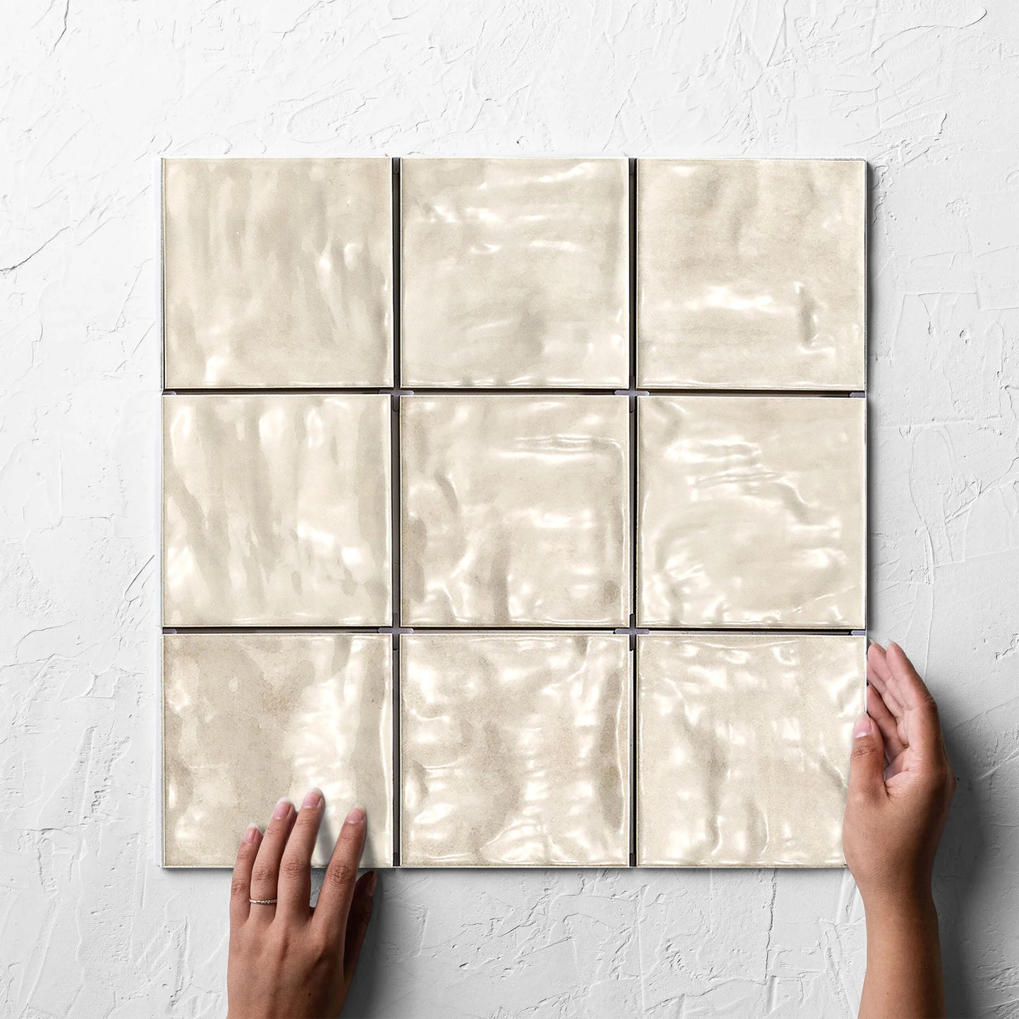 Mallorca Subway Beige 120X120 Gloss
