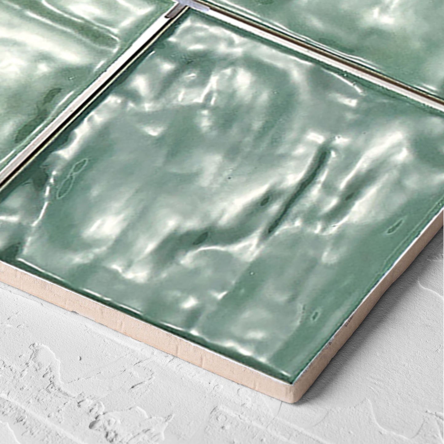 Mallorca Subway Green 120X120 Gloss