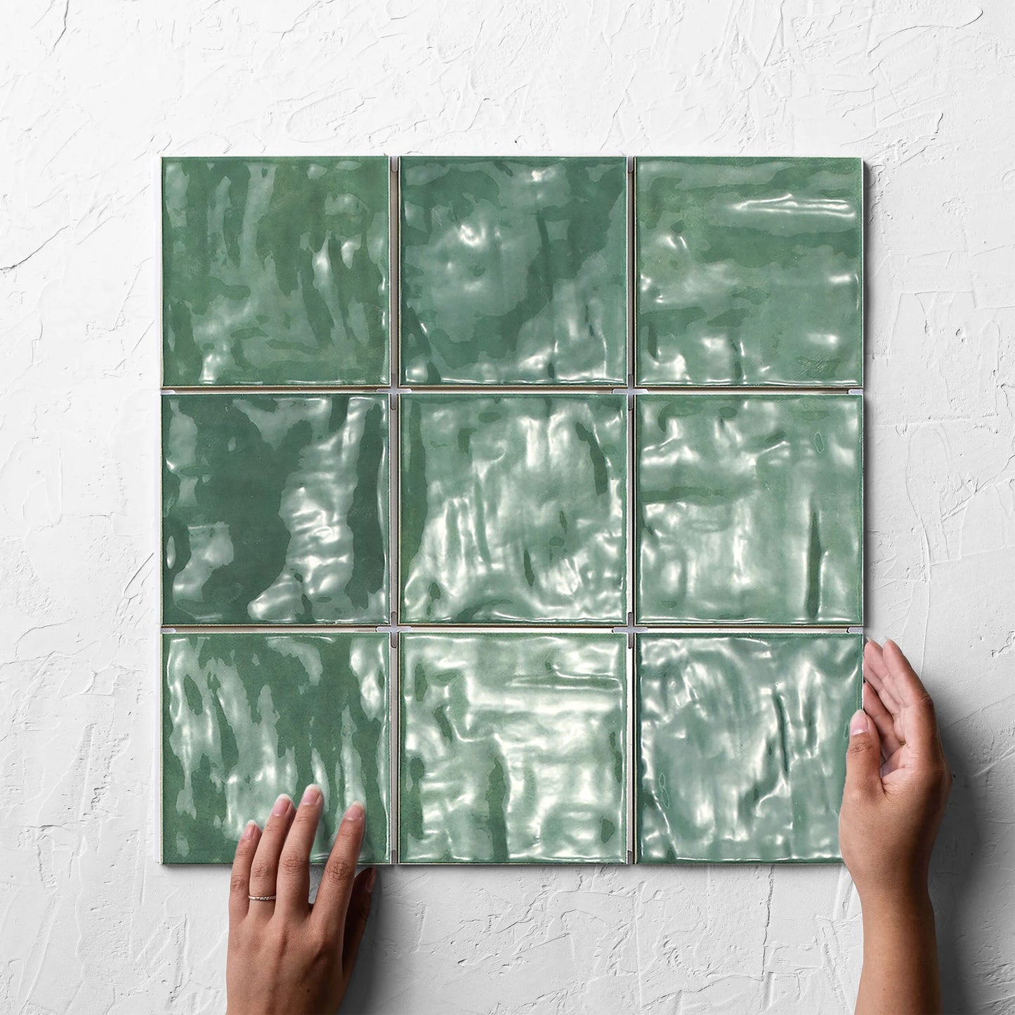 Mallorca Subway Green 120X120 Gloss