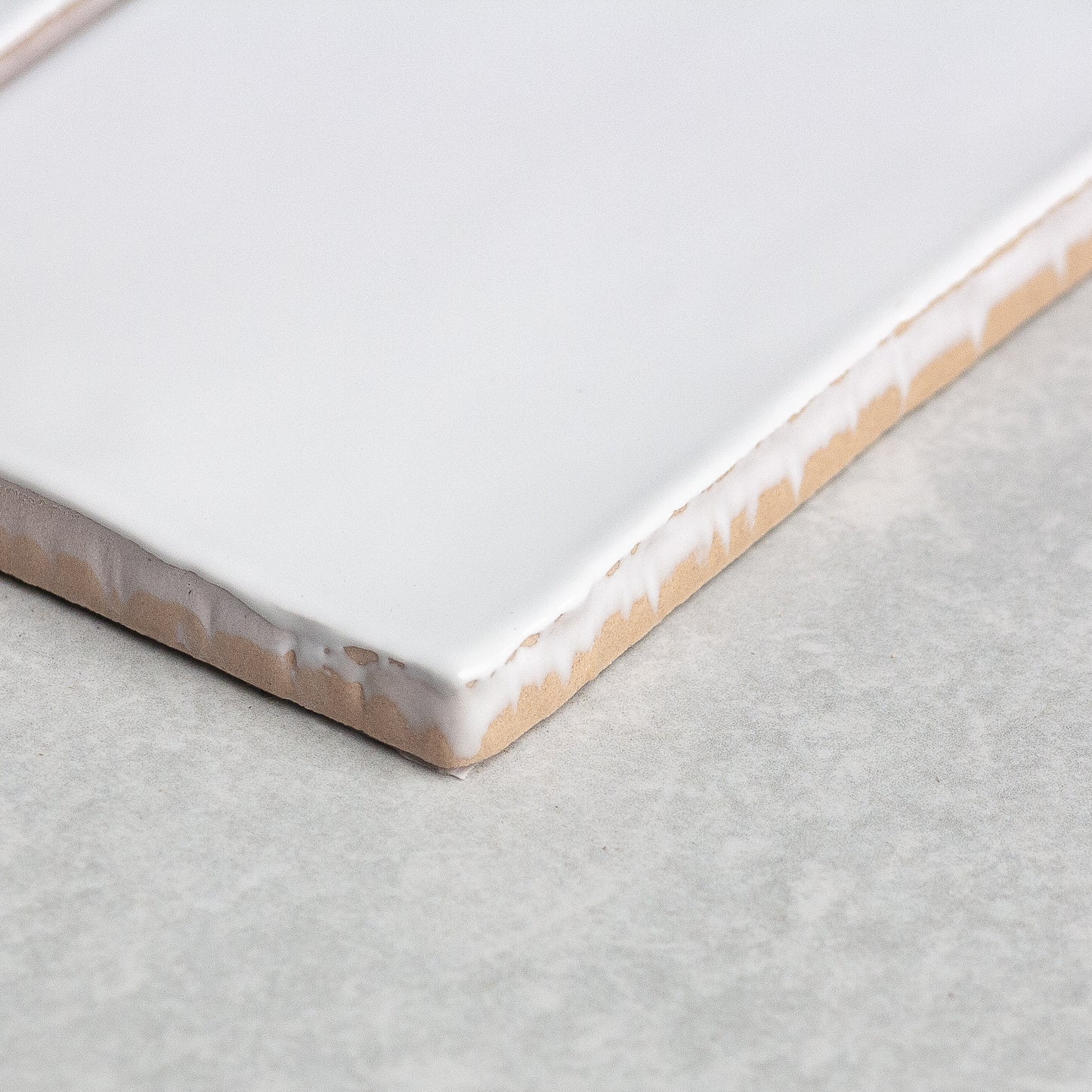 Spanish Handmade Gloss White 75x150mm