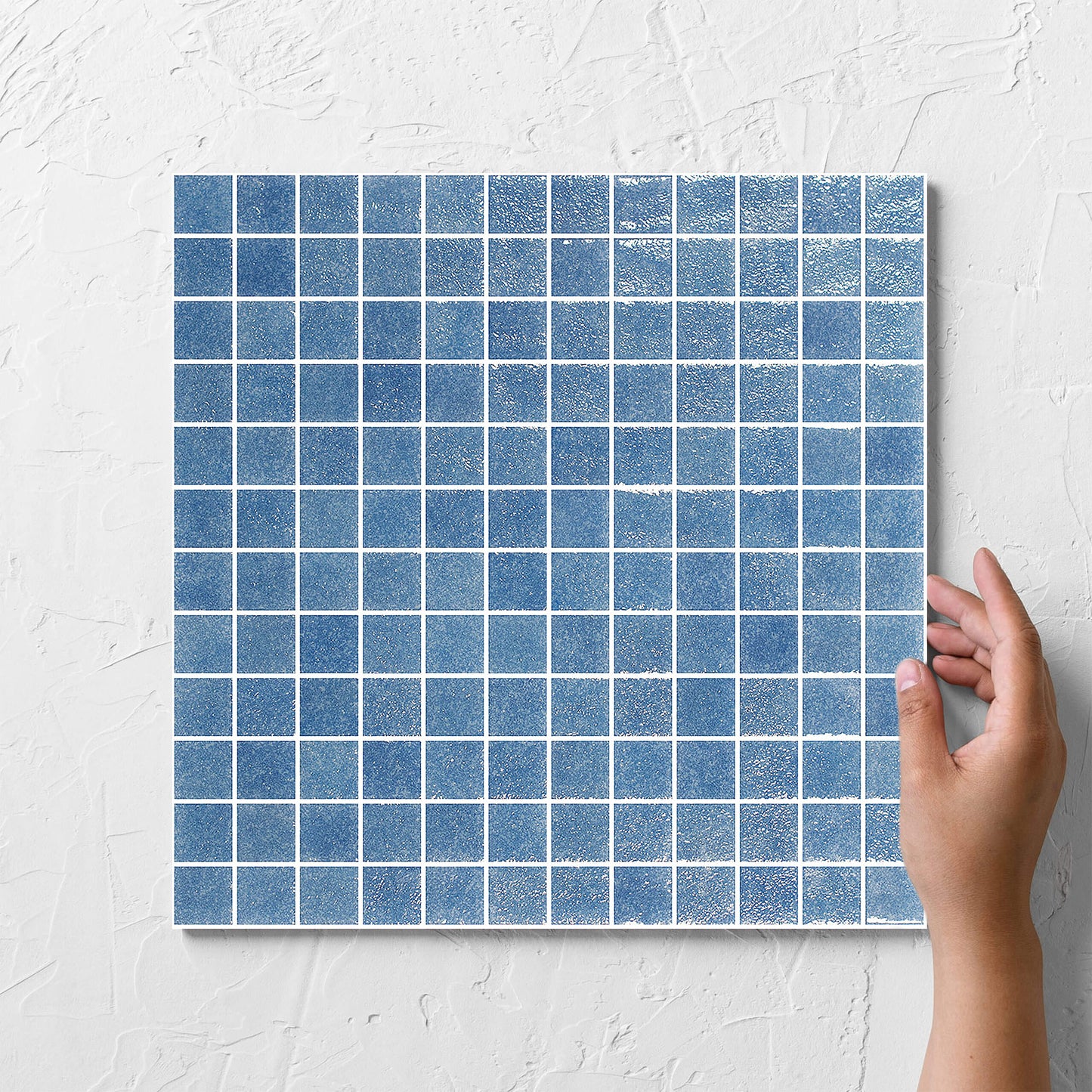 Genuine Mid Blue 25x25mm