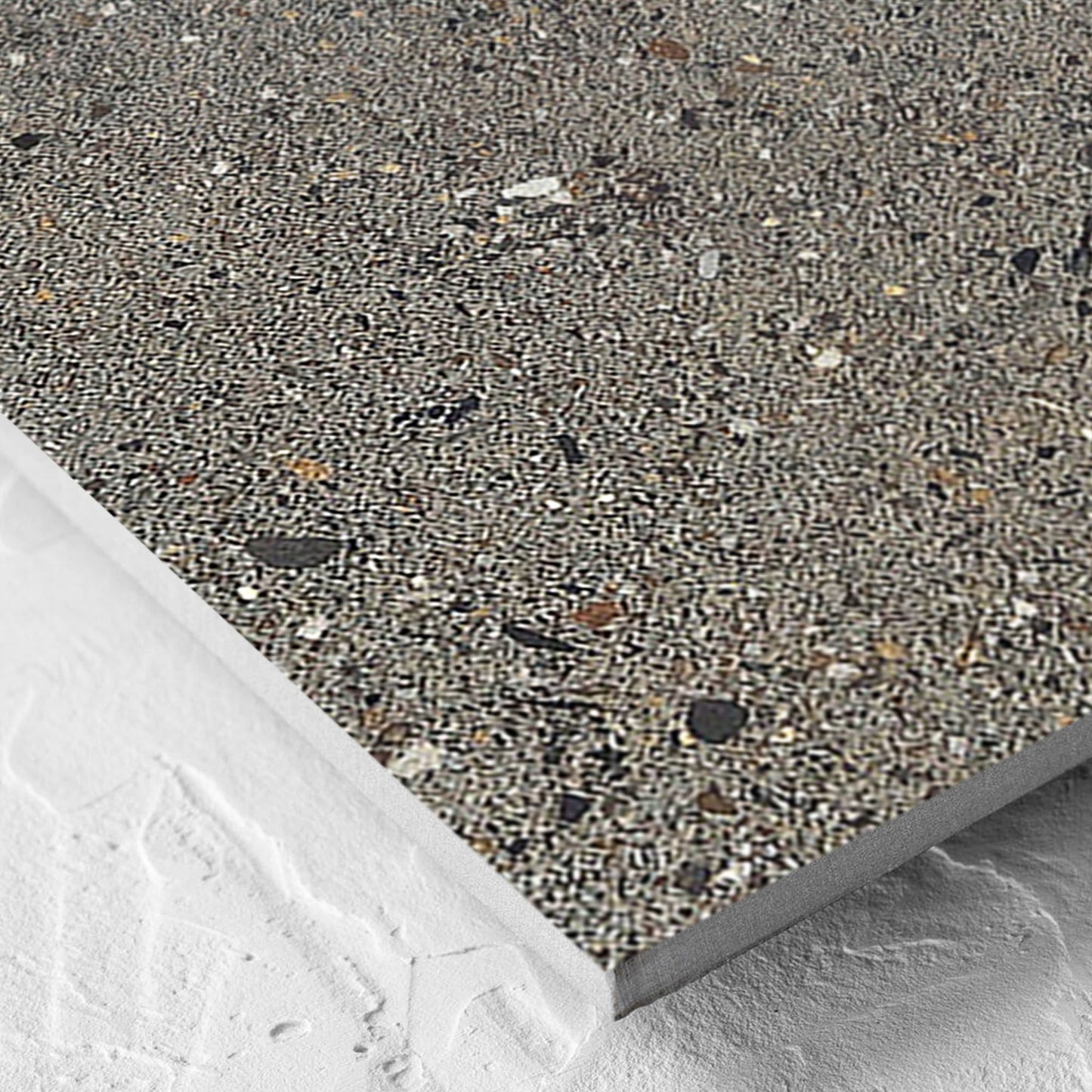 Aggregate Dark Grey 600X600 Lappato