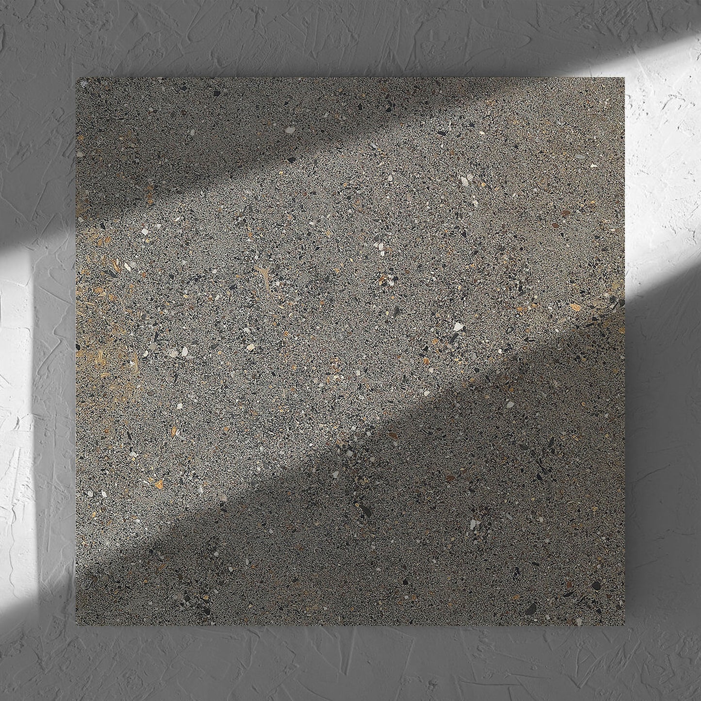 Aggregate Dark Grey 600X600 Lappato
