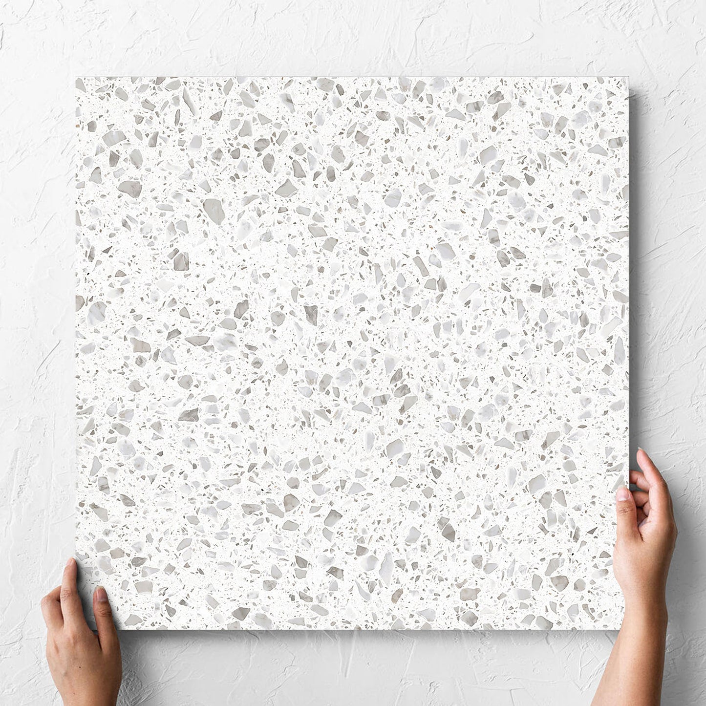 Terrazzo Stone Jelly White 600X600 Matt Smooth Grip