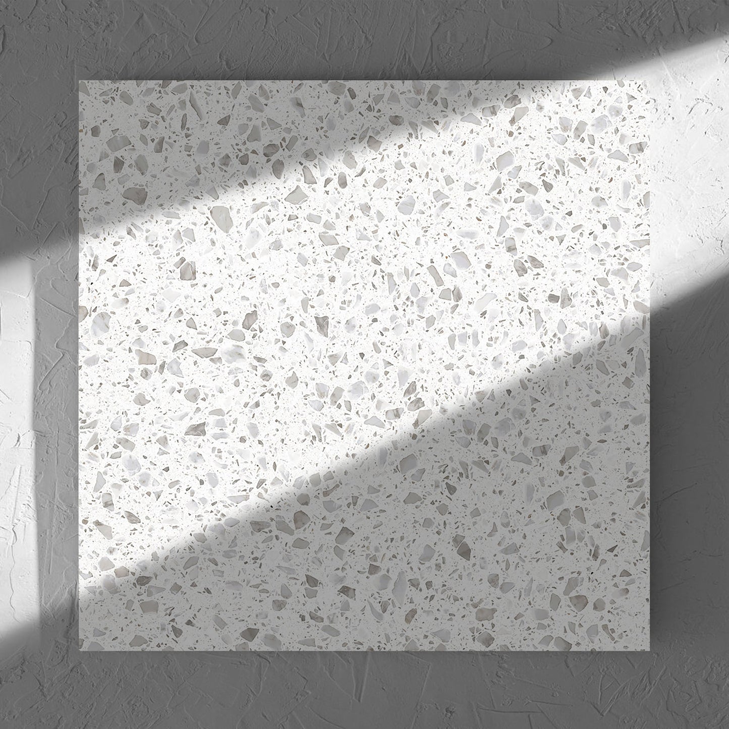 Terrazzo Stone Jelly White 600X600 Matt Smooth Grip