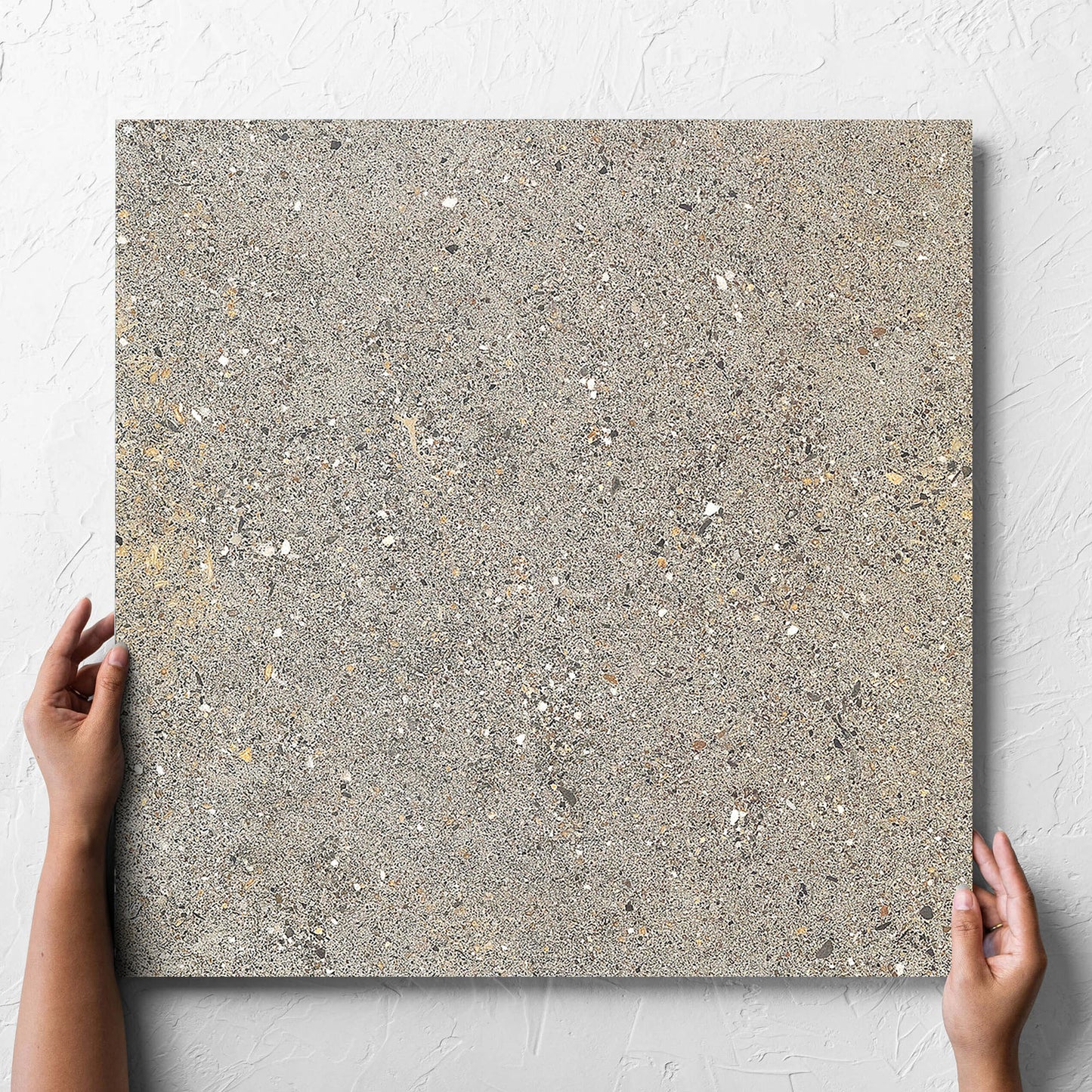 Aggregate Light Grey 600X600 Matt Smooth Grip