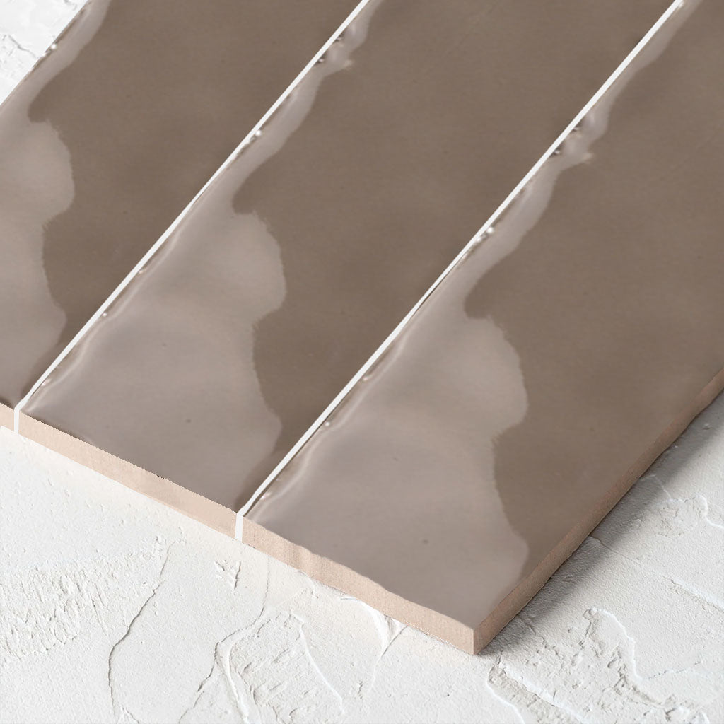 Block Charcoal Gloss 76x302mm