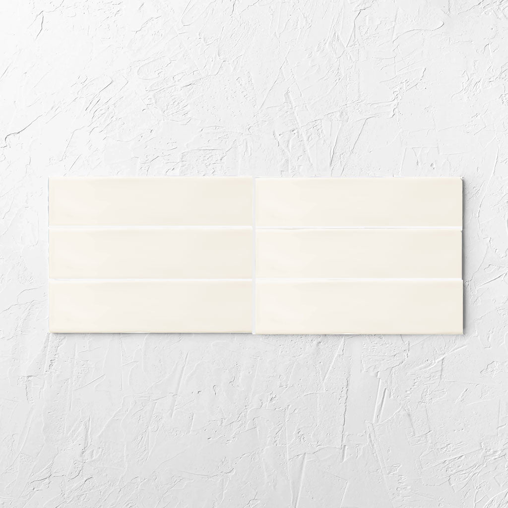 Block White Gloss 76x302mm