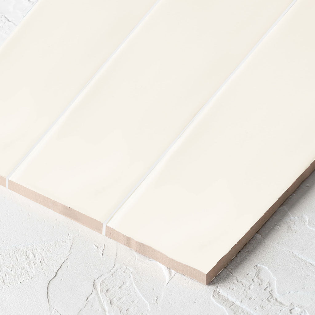 Block White Gloss 76x302mm