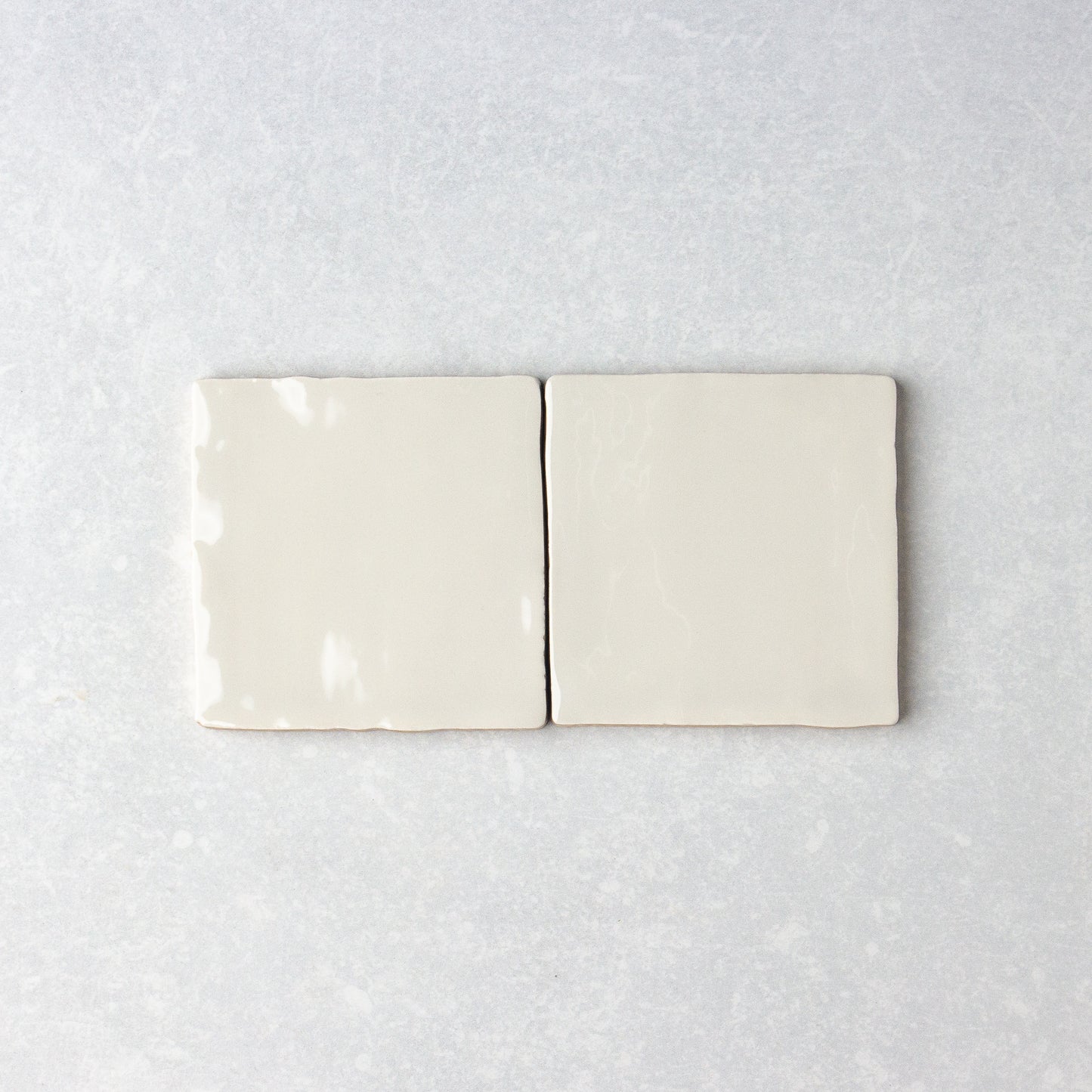 Handmade Gloss Ash Grey 100x100mm
