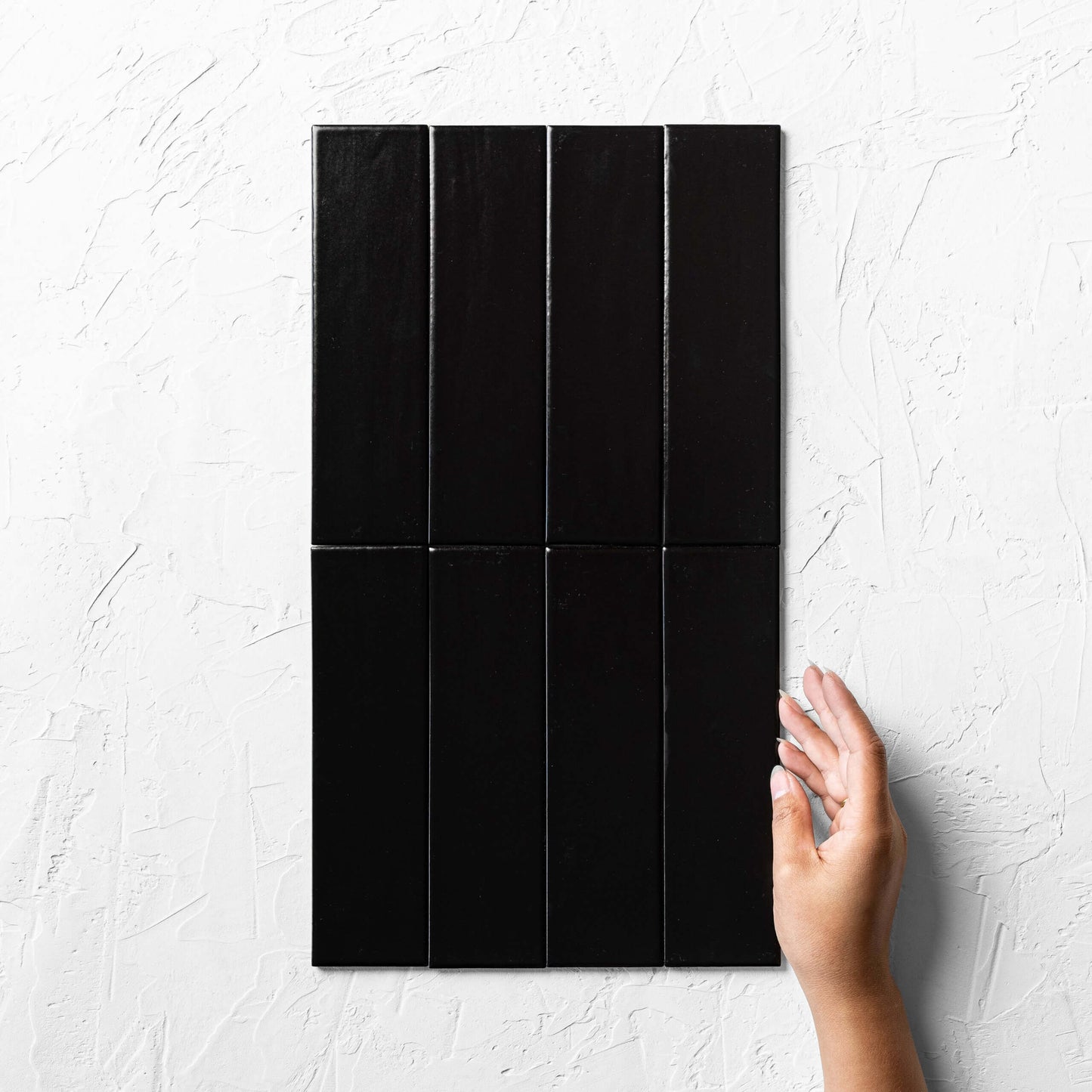 Brava Black Satin 60x217mm