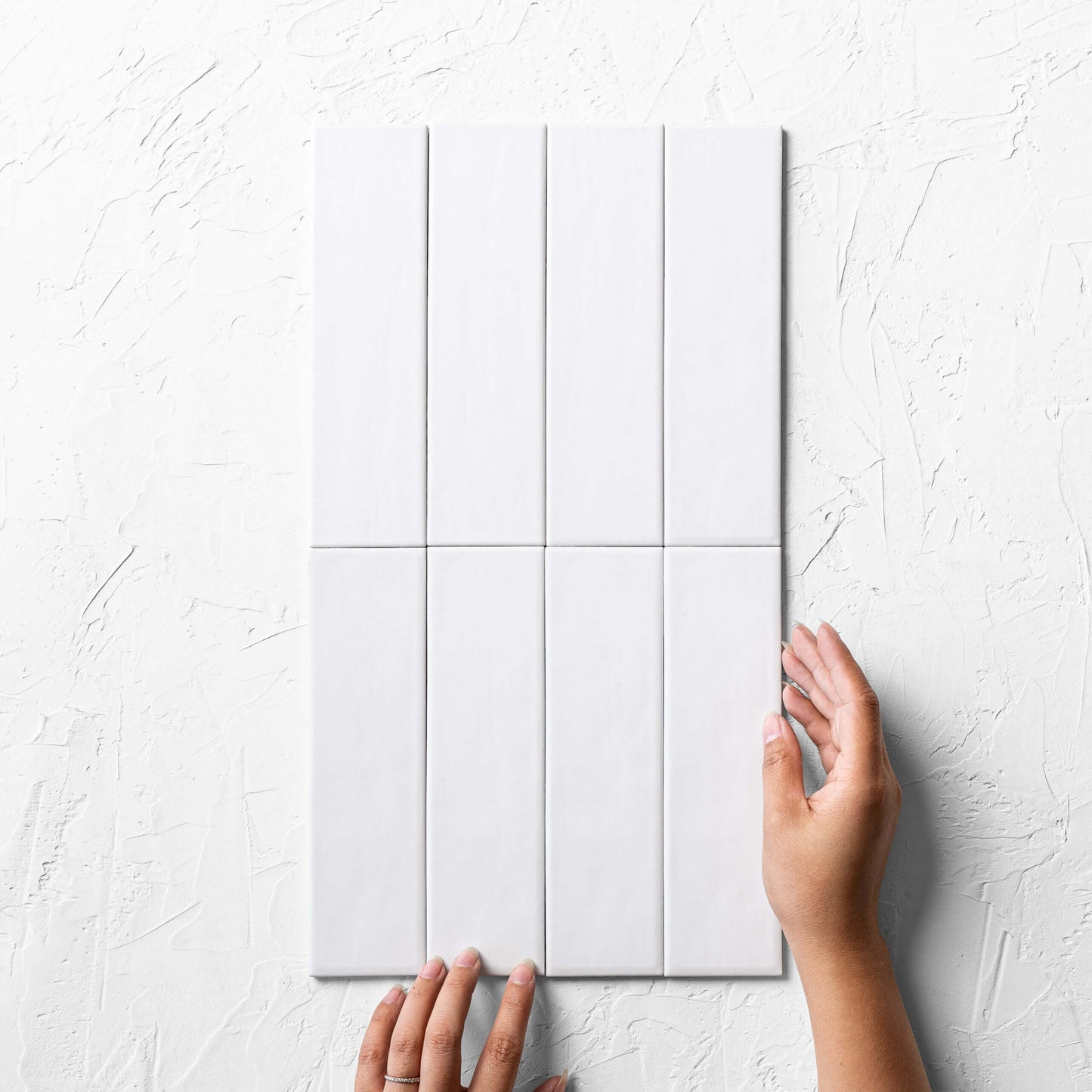 Brava White Satin 60x217mm