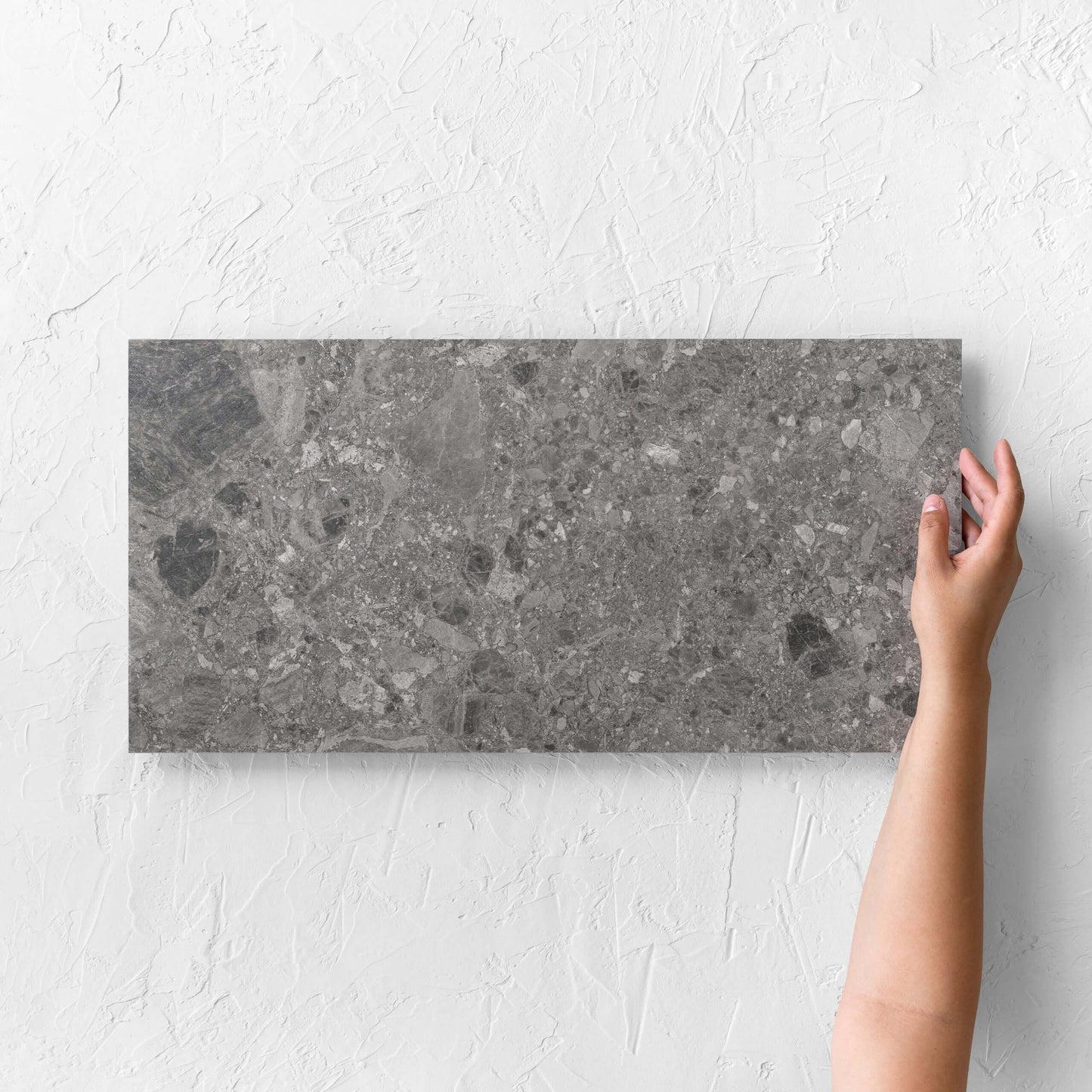 Breccia Mid Grey 300x600mm