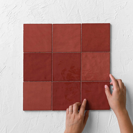 Paintbox Red Gloss 120x120mm