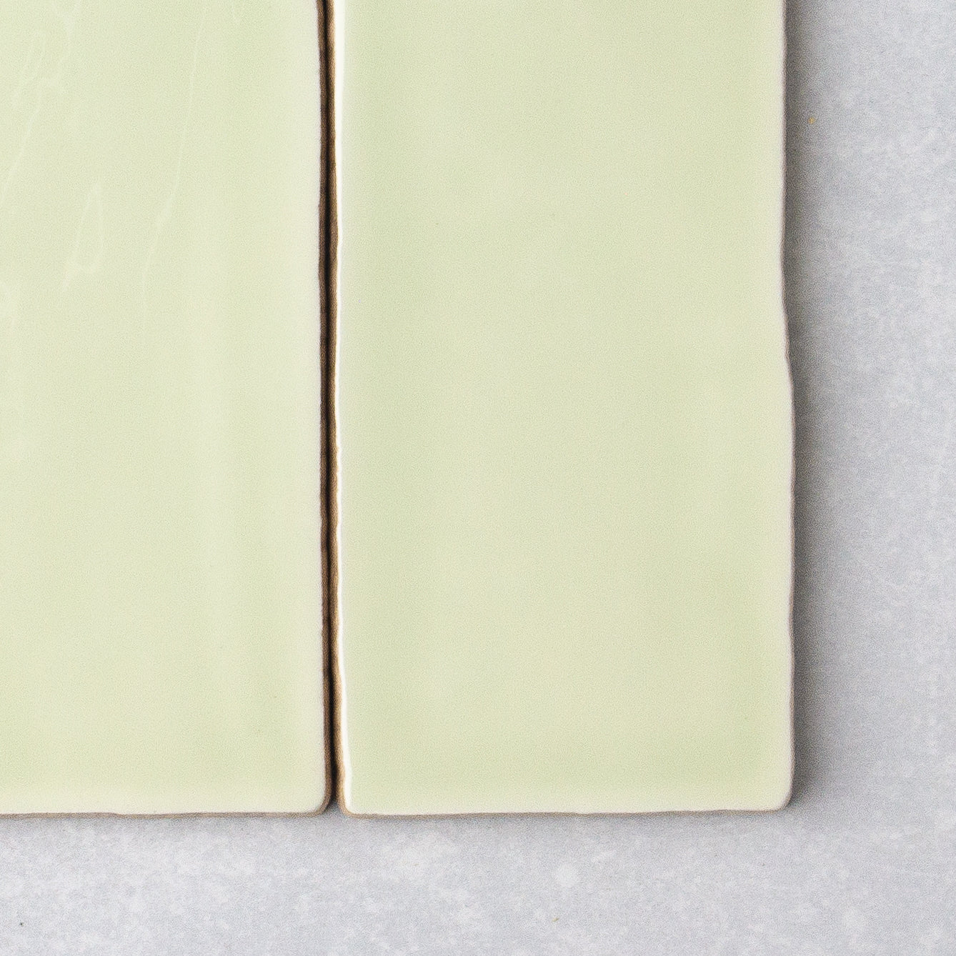 Spanish Handmade Gloss Celery 75x150mm