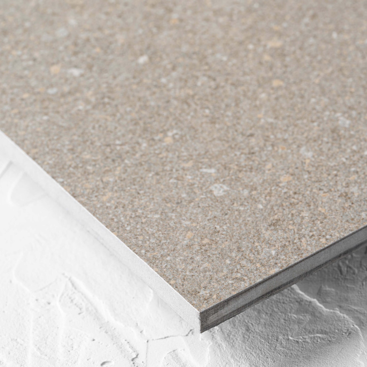 Crystal Quartz Greige Matt Rectified 600x600mm