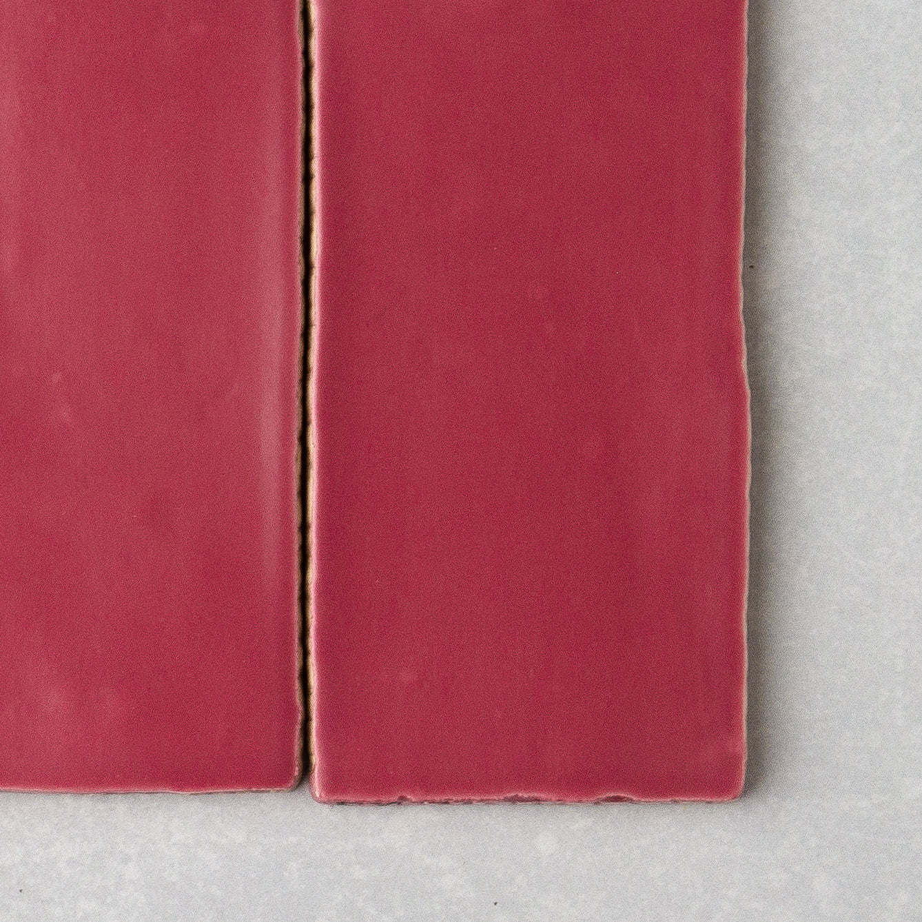 Spanish Handmade Matt Dark Hot Pink 75x150mm