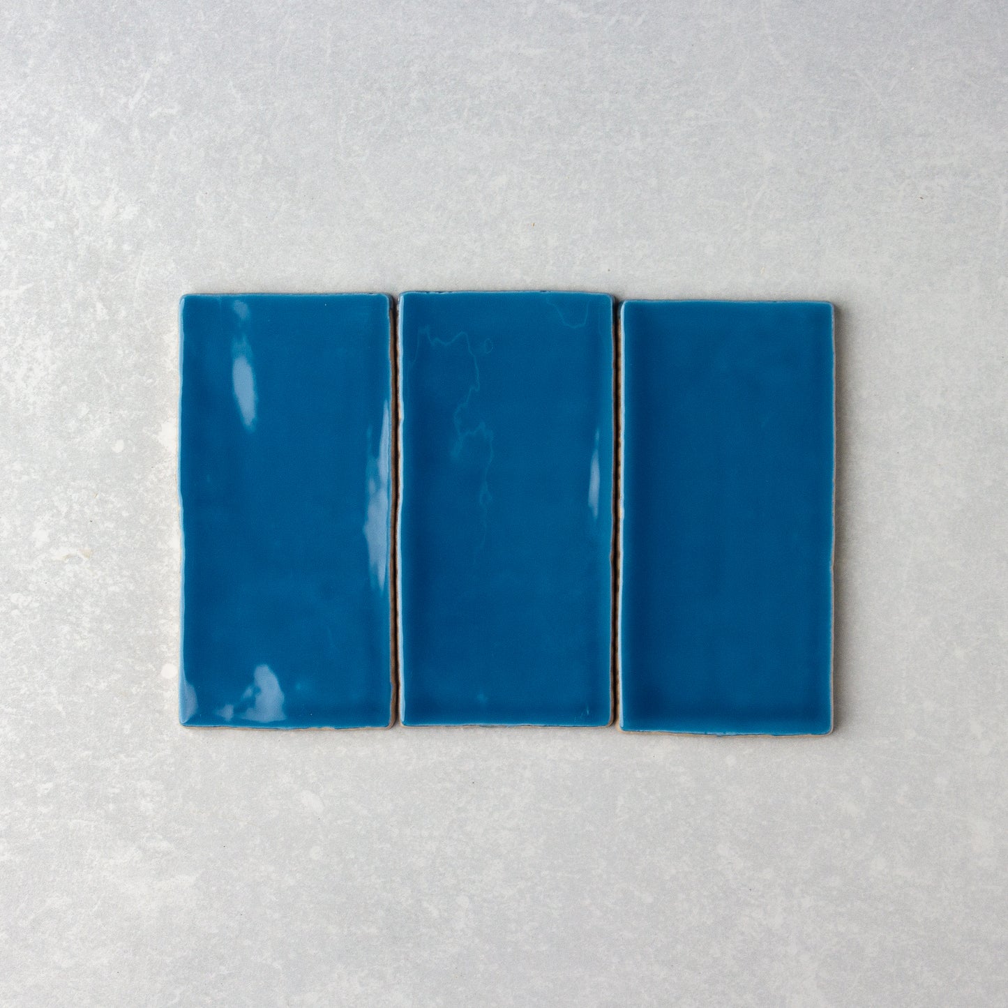 Spanish Handmade Gloss Denim 75x150mm