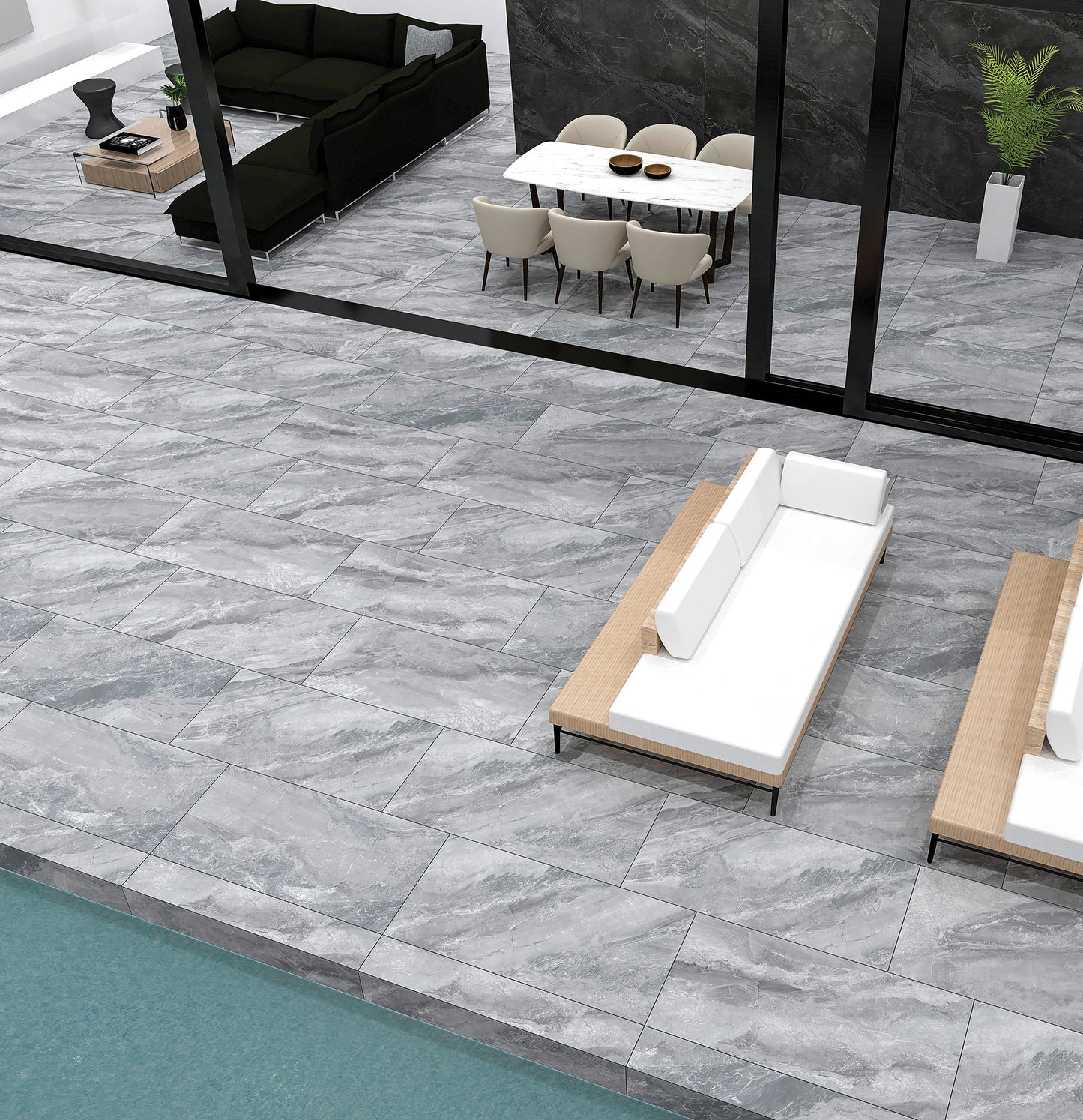 Legacy Steel Grey Rectified 300x600mm