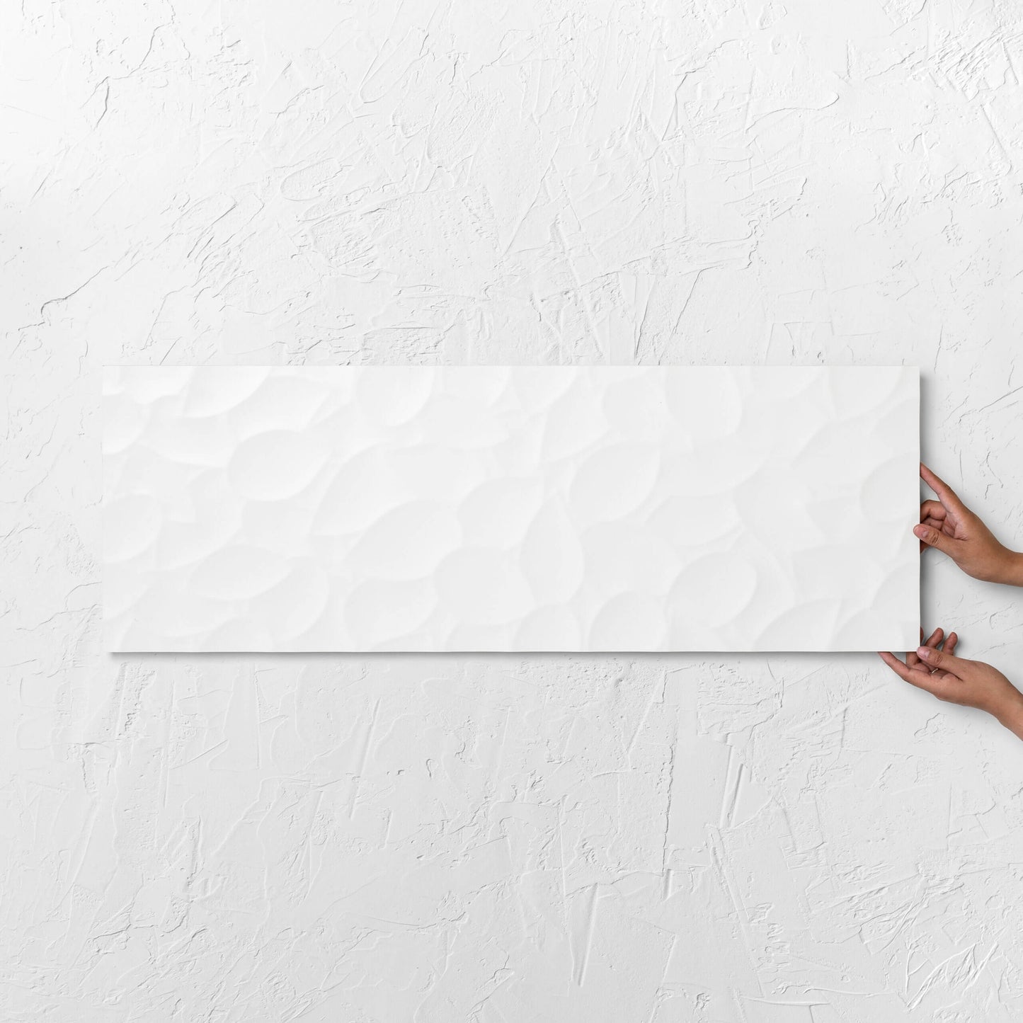 Genesis Leaf White 350x1000mm
