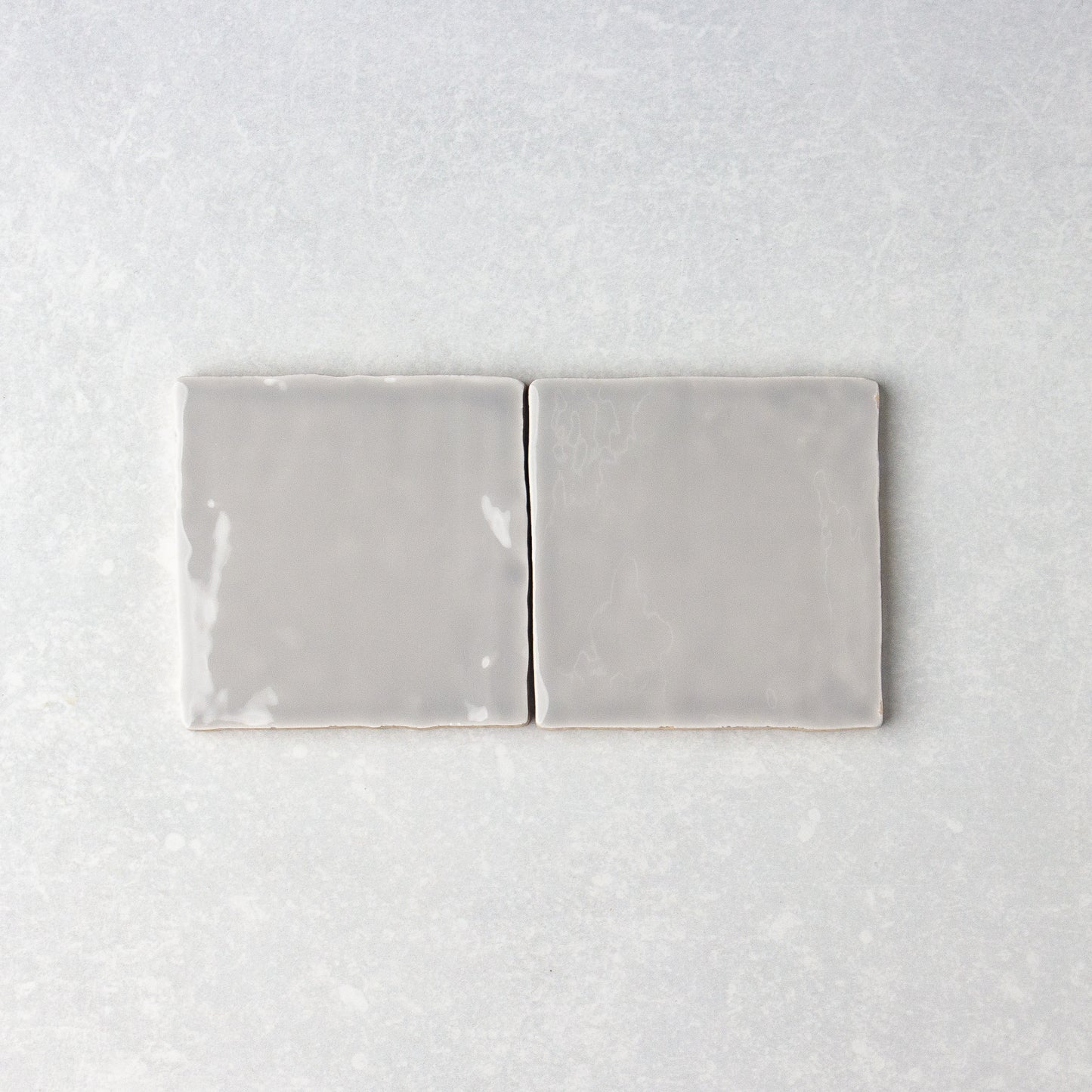 Handmade Gloss Grey 100x100mm