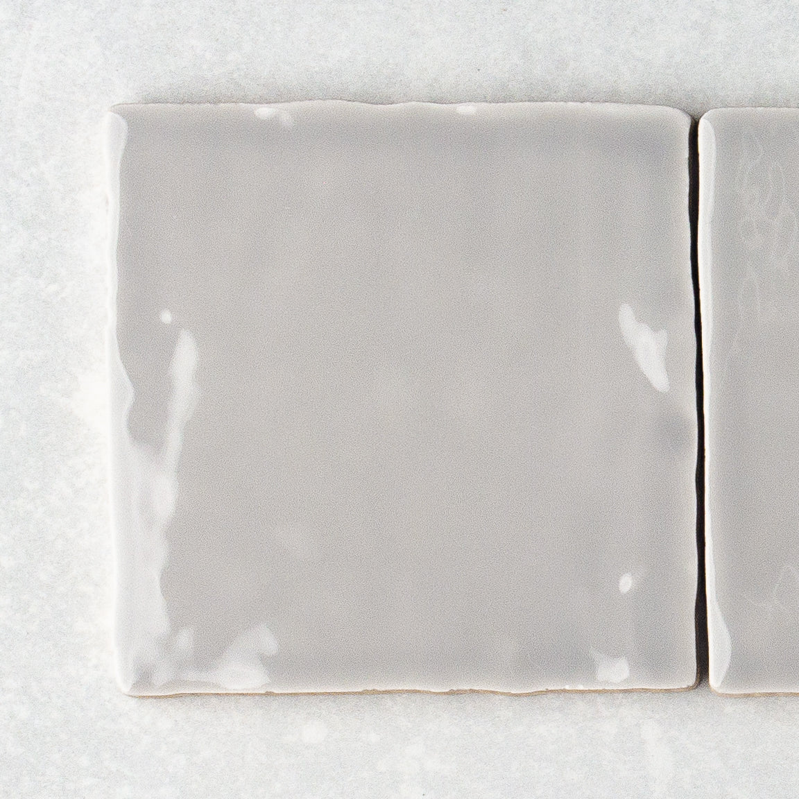 Handmade Gloss Grey 100x100mm