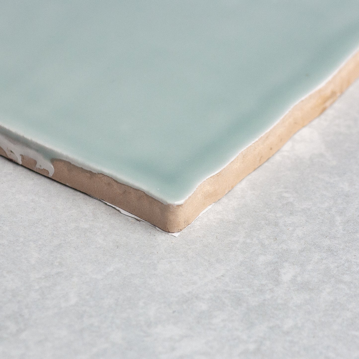 Handmade Gloss Menta 100x100mm
