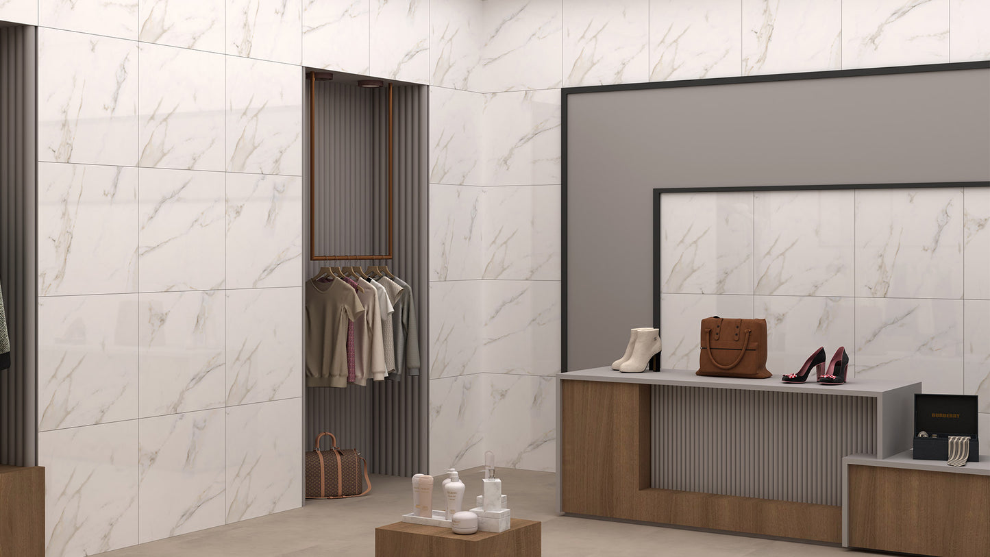 Grey Vein Gold 600X600 Matt