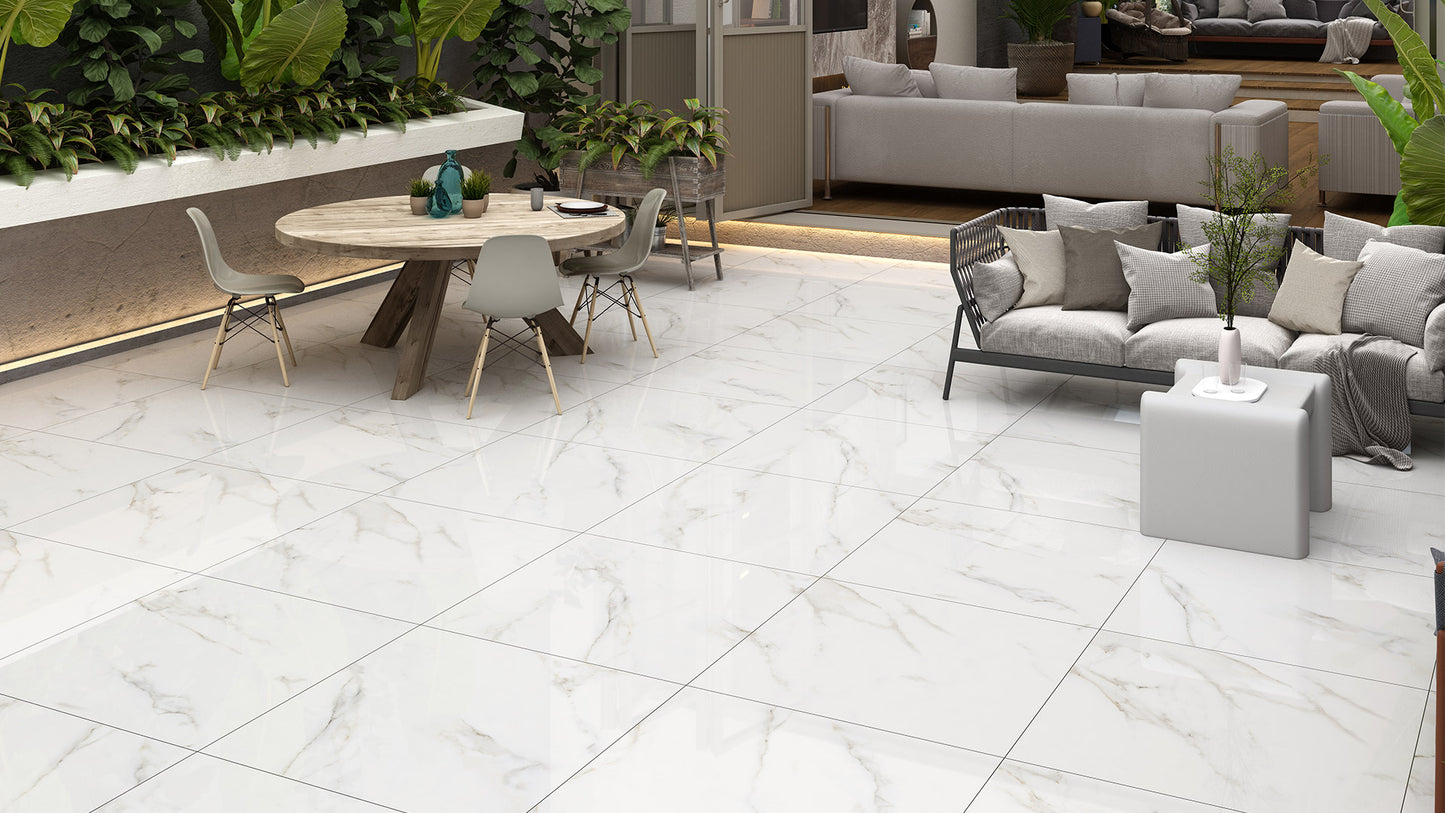 Grey Vein Gold 600X600 Matt