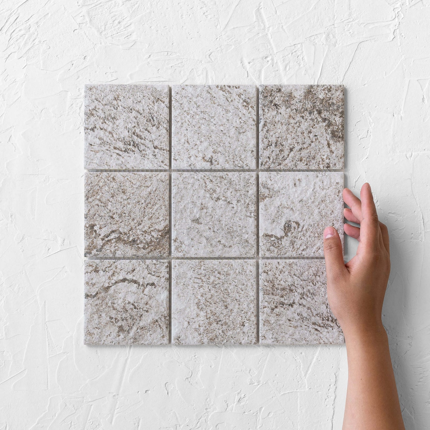 Hammond Light Grey Mosaic 97x97mm