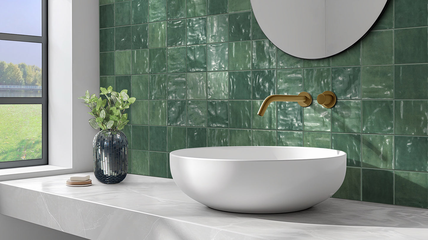 Mallorca Subway Green 120X120 Gloss