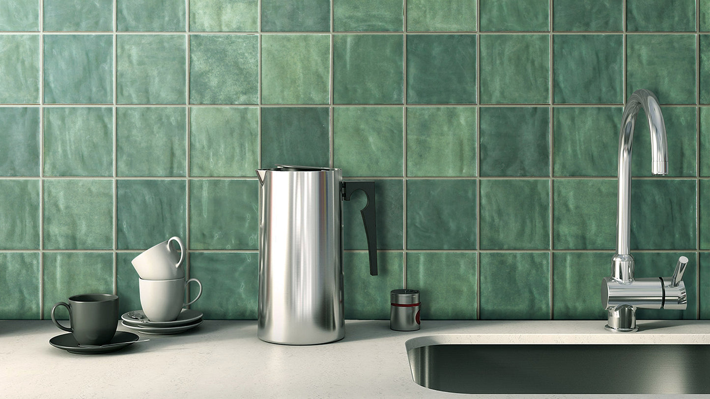 Mallorca Subway Green 120X120 Matt
