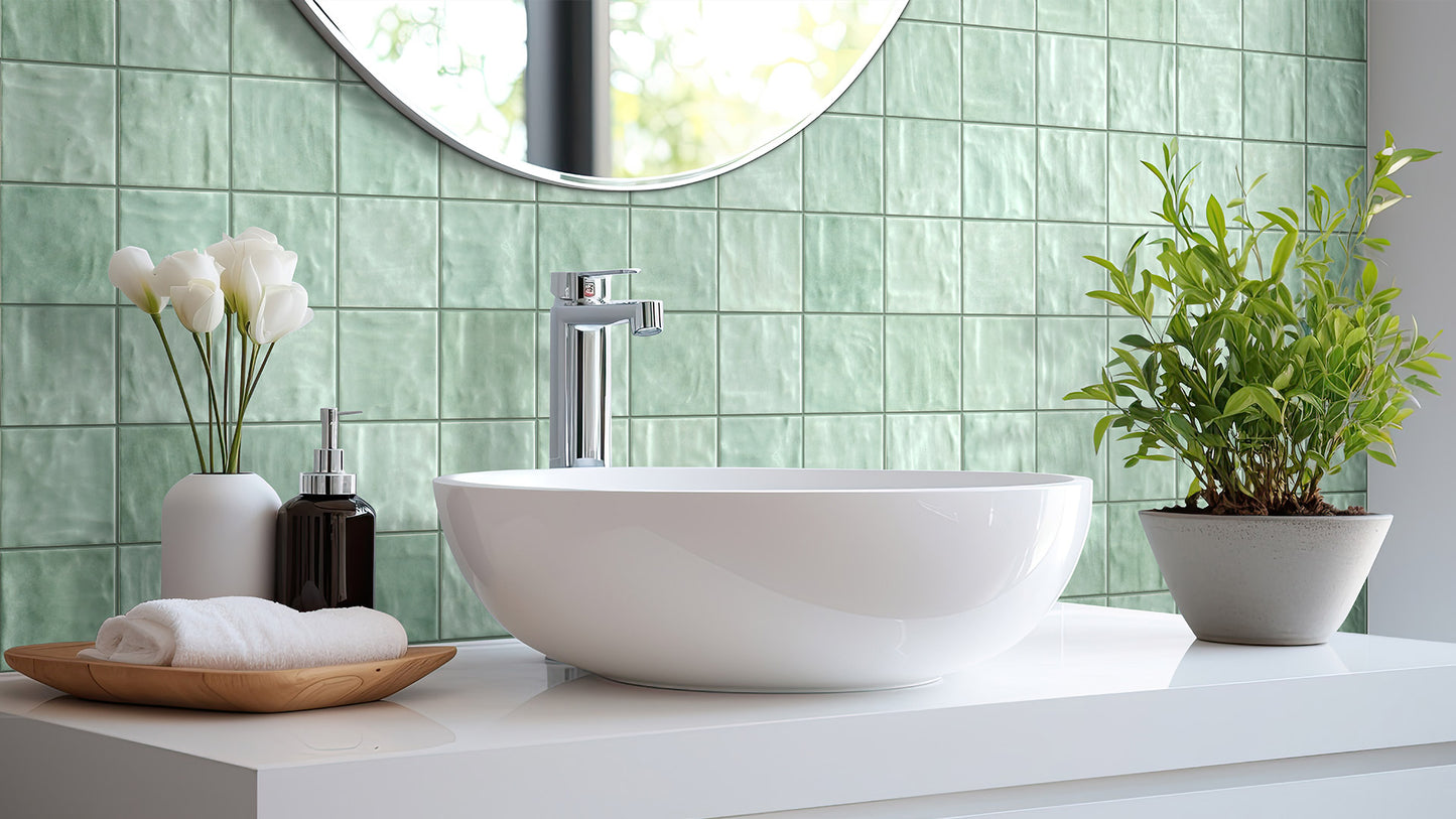 Mallorca Subway Mint 120X120 Gloss
