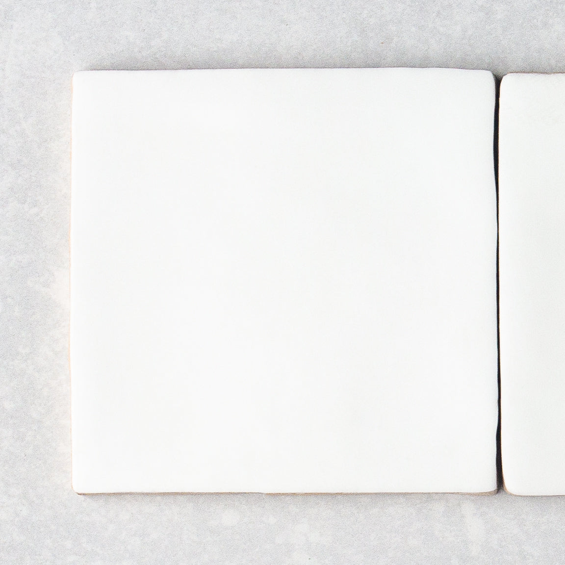 Handmade Matt White 100x100mm