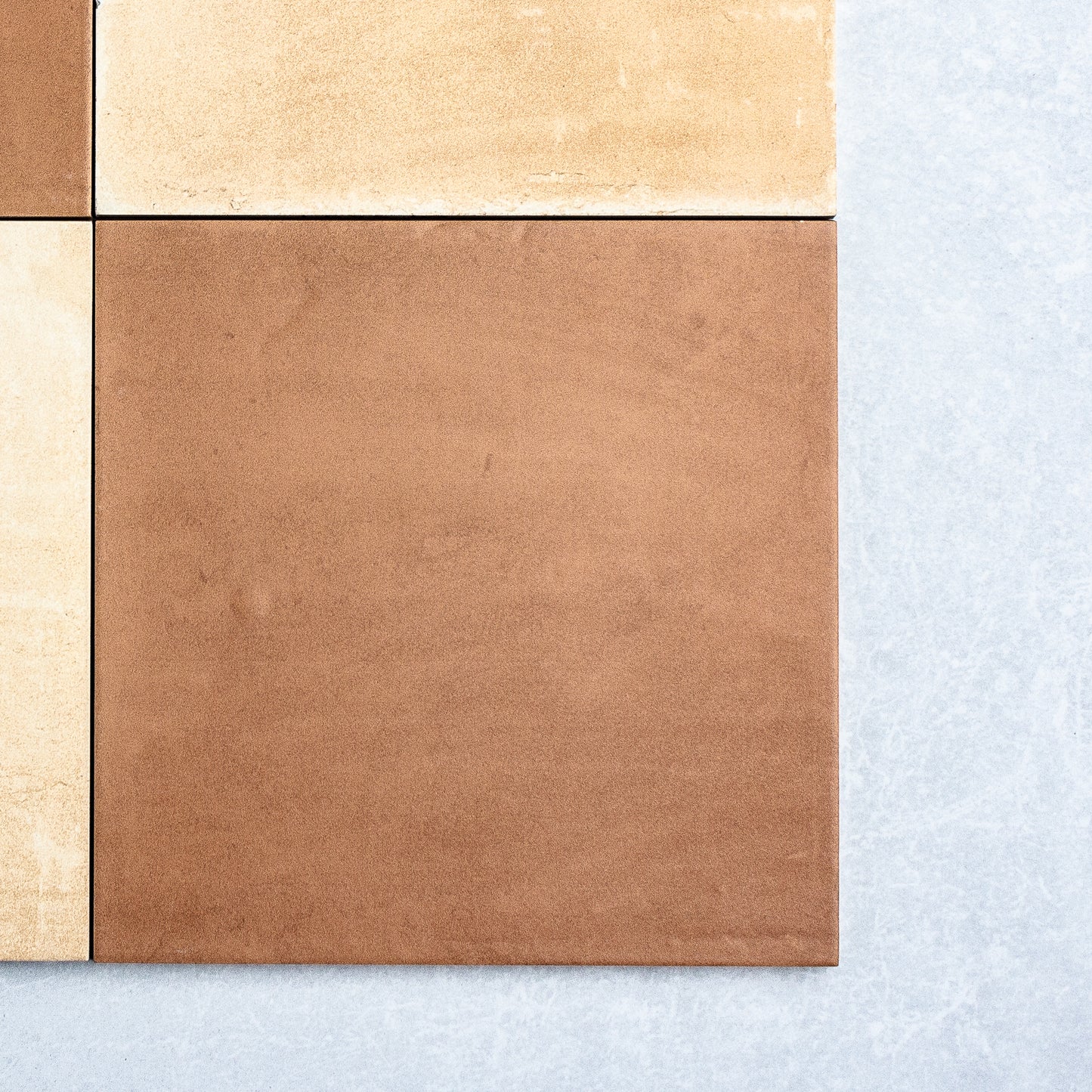 Checkerboard Teracotta Teja and Cotto 200X200mm