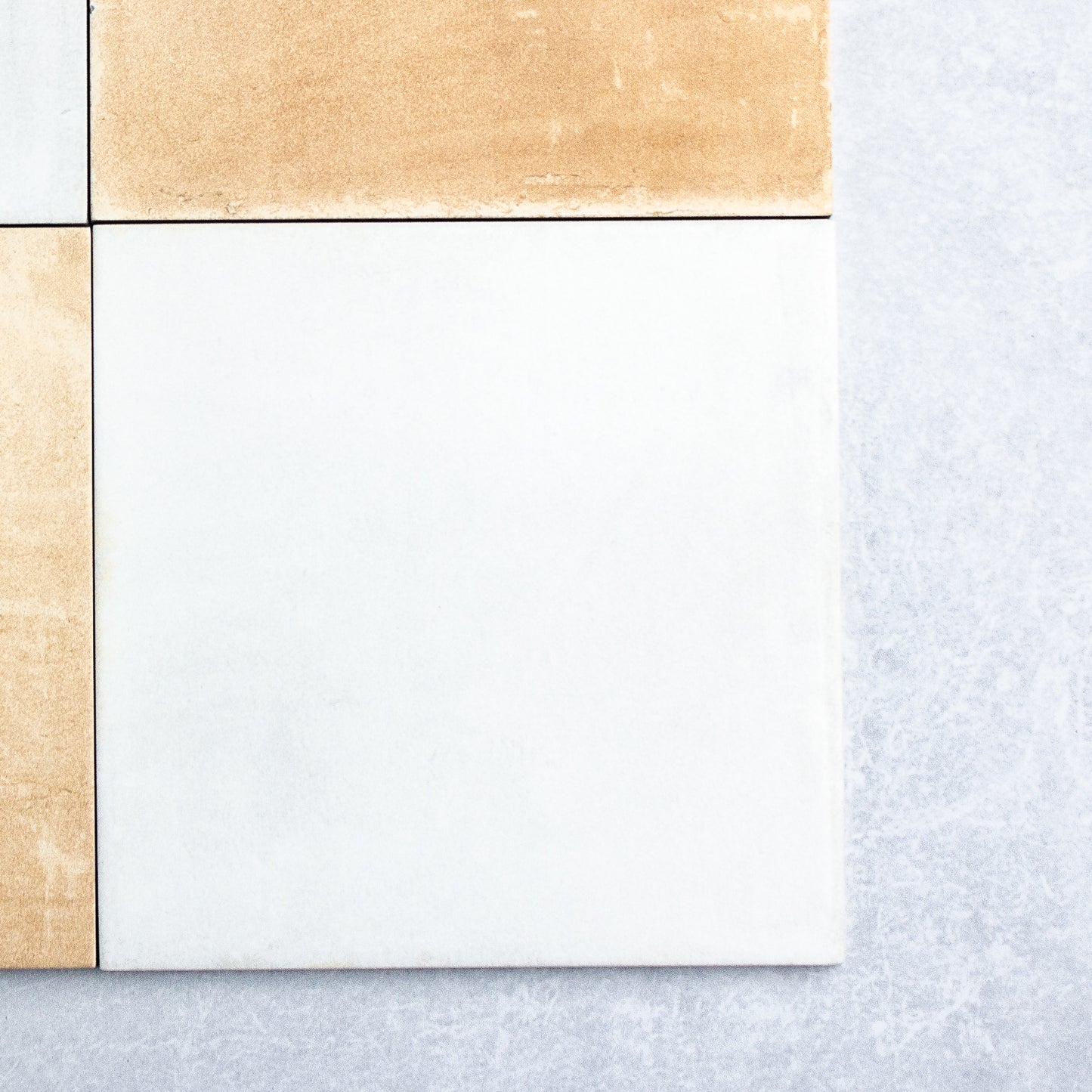 Checkerboard Terracotta Blanco and Cotto 200X200mm