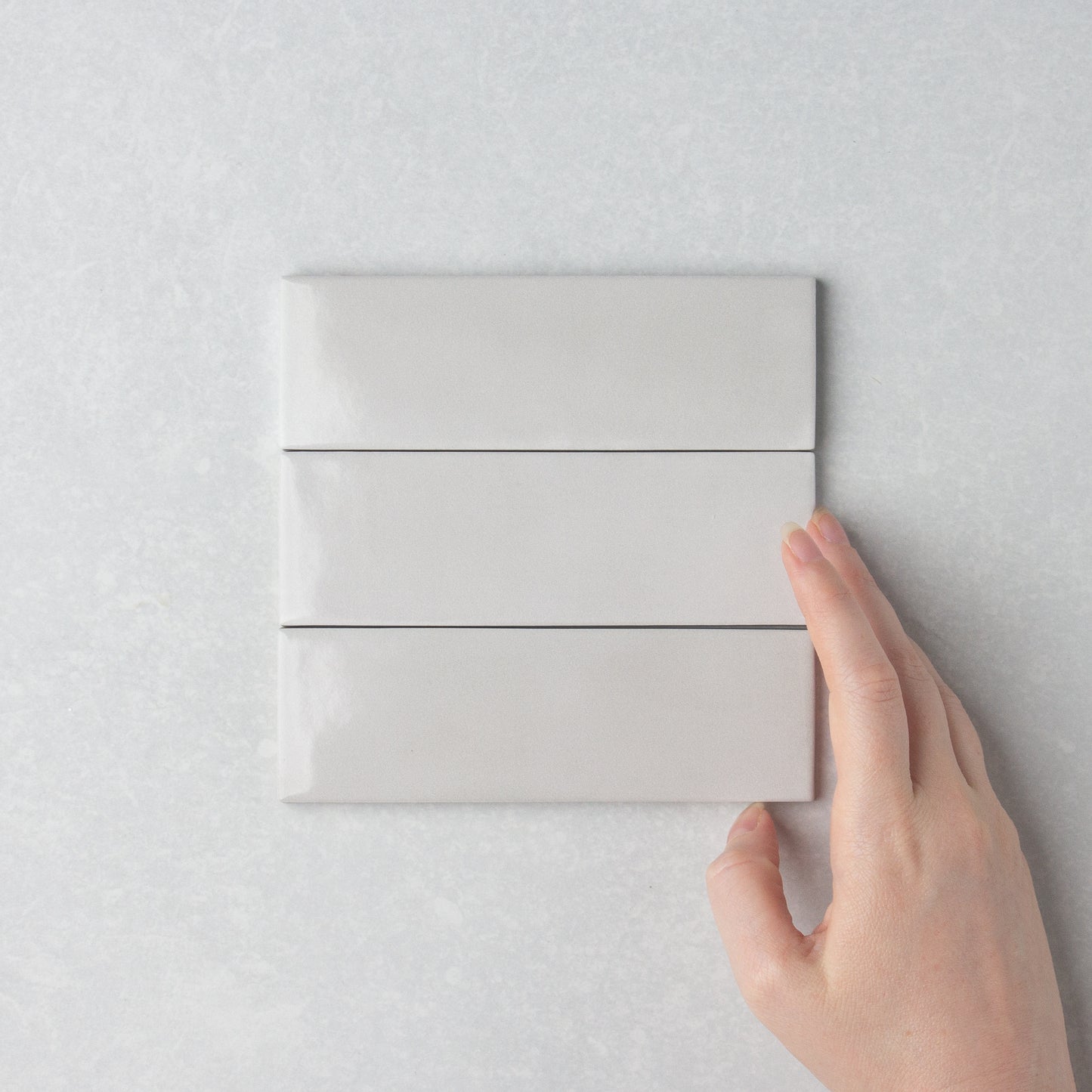 Mini Grey Glossy 50x150mm