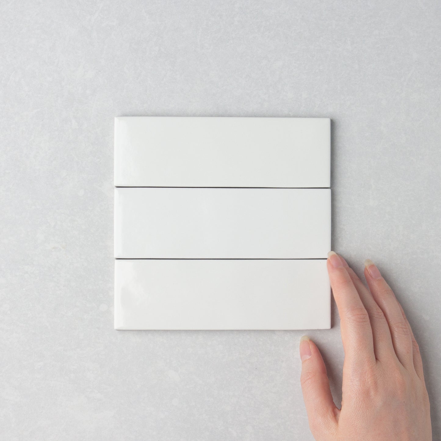 Mini Pure White Glossy 50x150mm