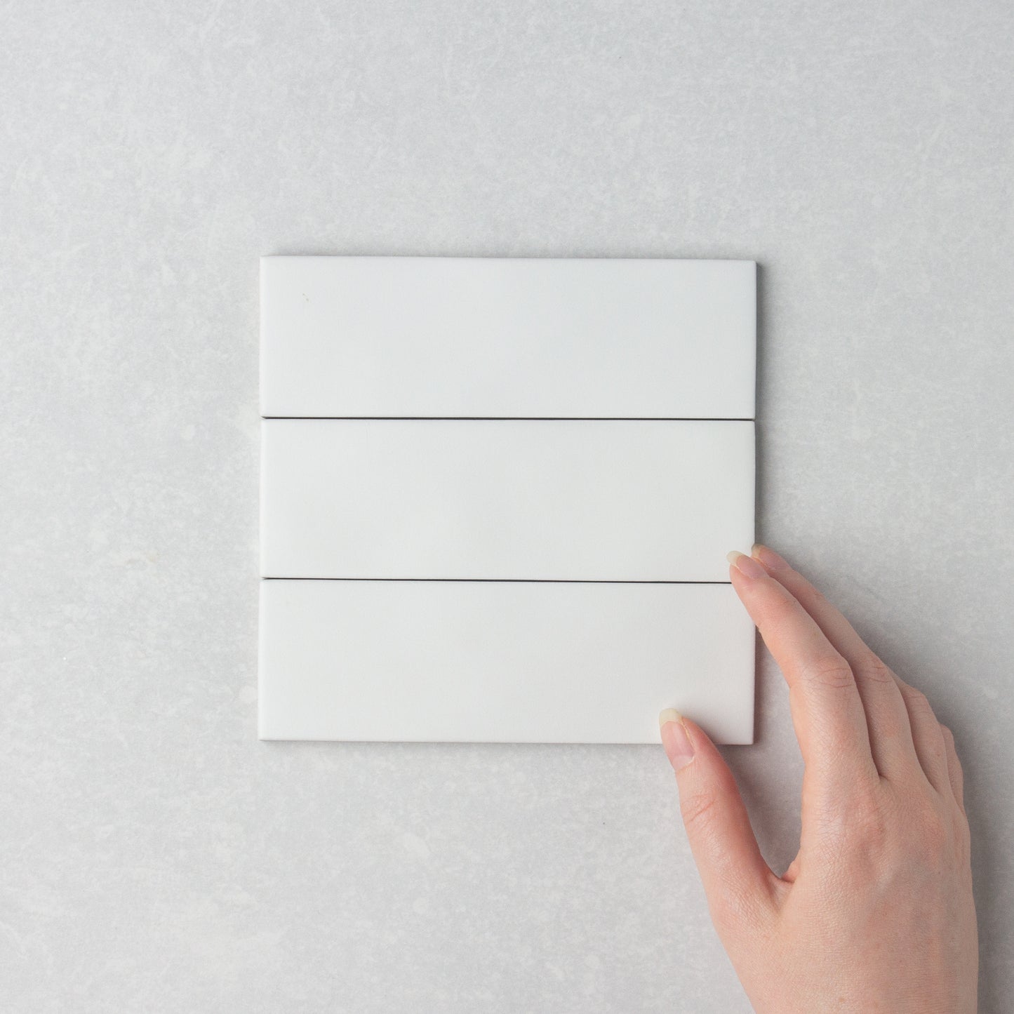 Mini Pure White Matt 50x150mm