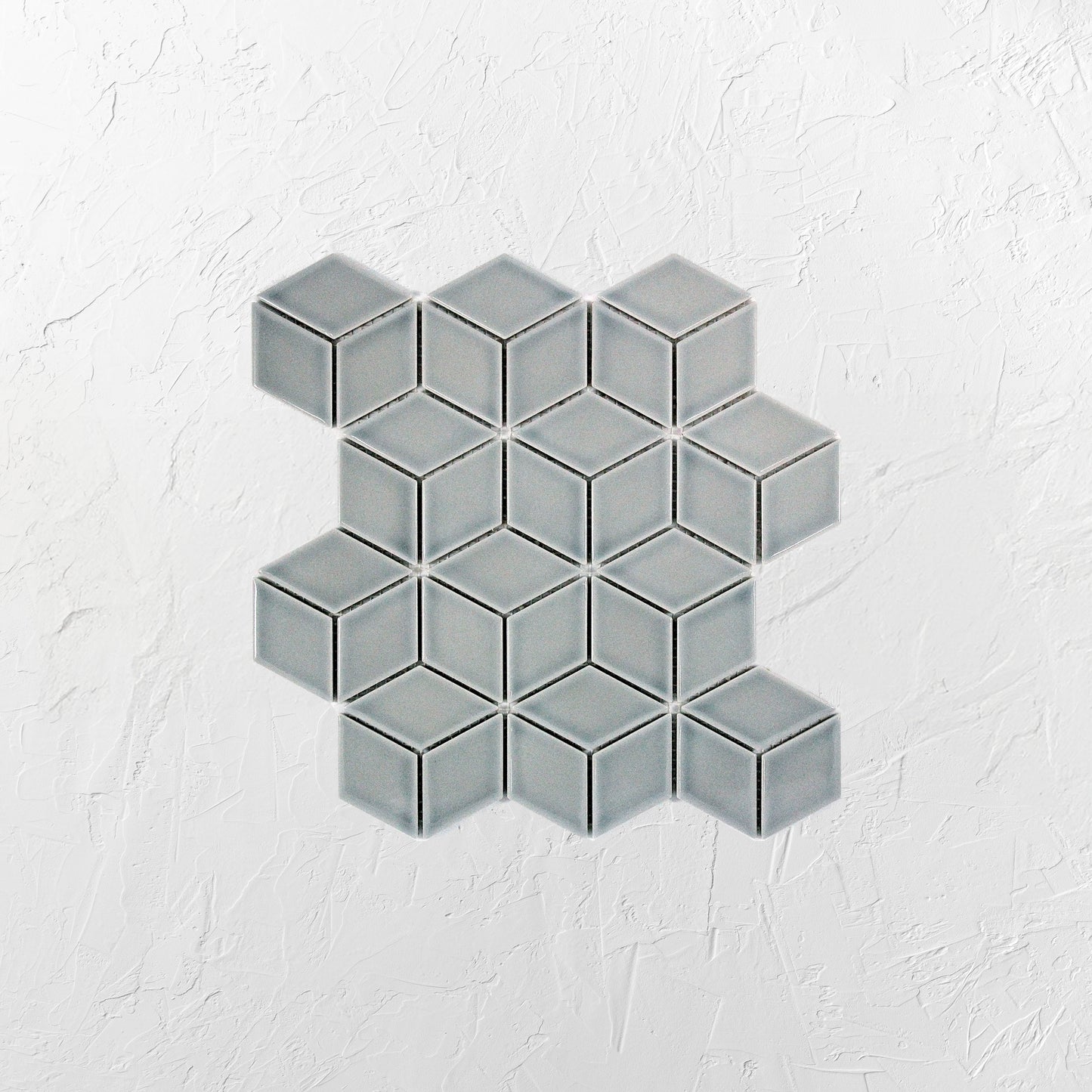 Grey Gloss Cube 48x48mm