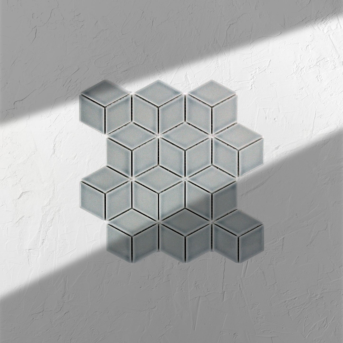 Grey Gloss Cube 48x48mm