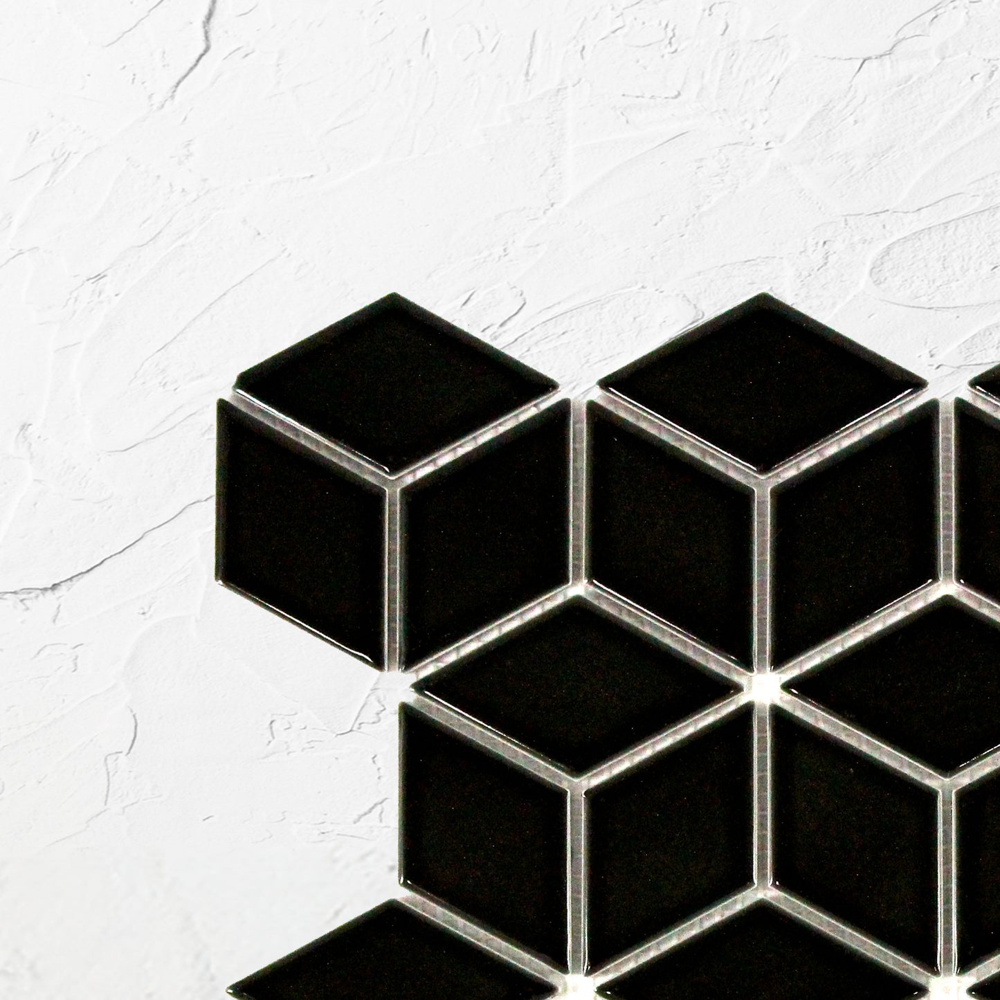 Black Gloss Cube 48x48mm