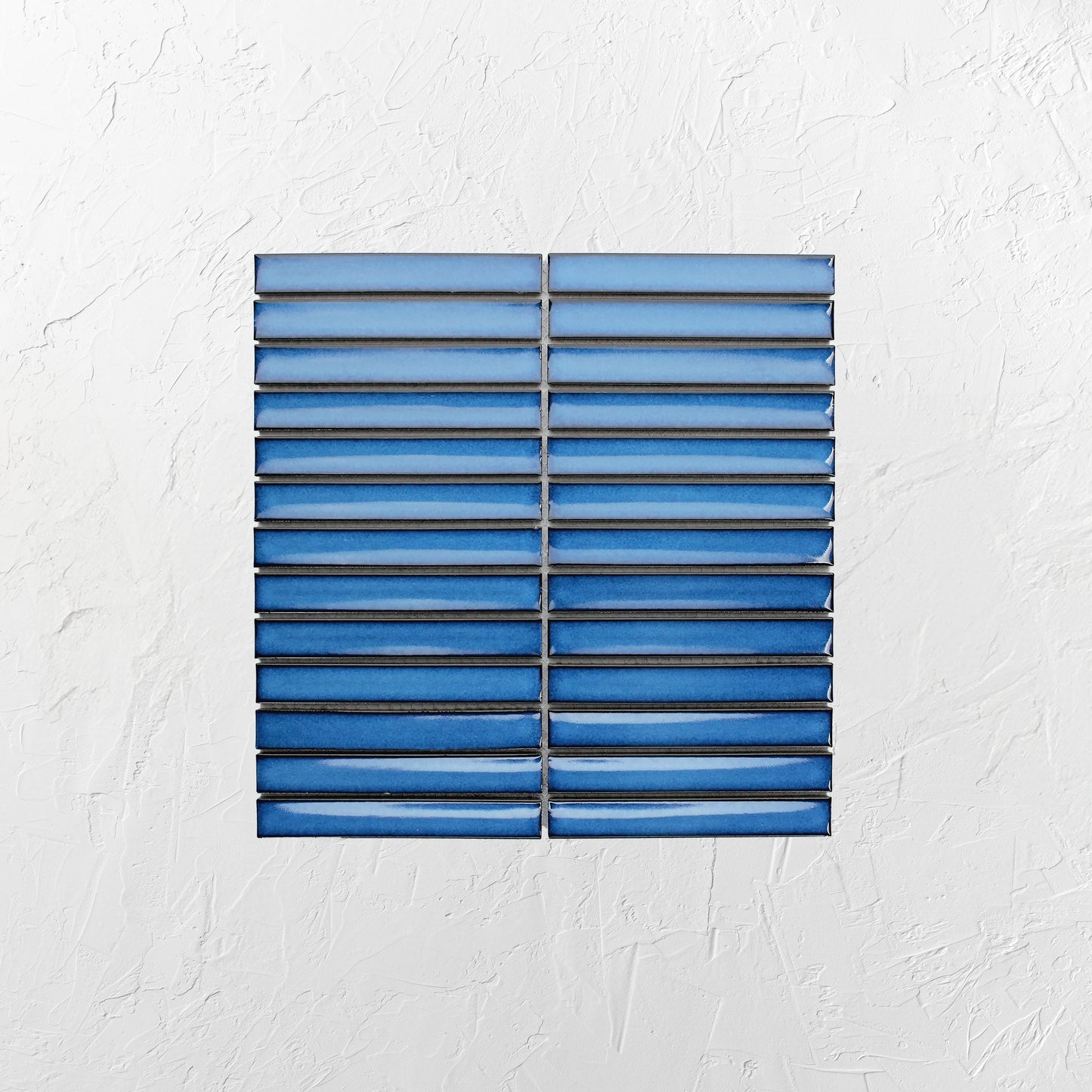 Cobalt Blue Gloss Concave Porcelain Glazed Finger 20x145mm
