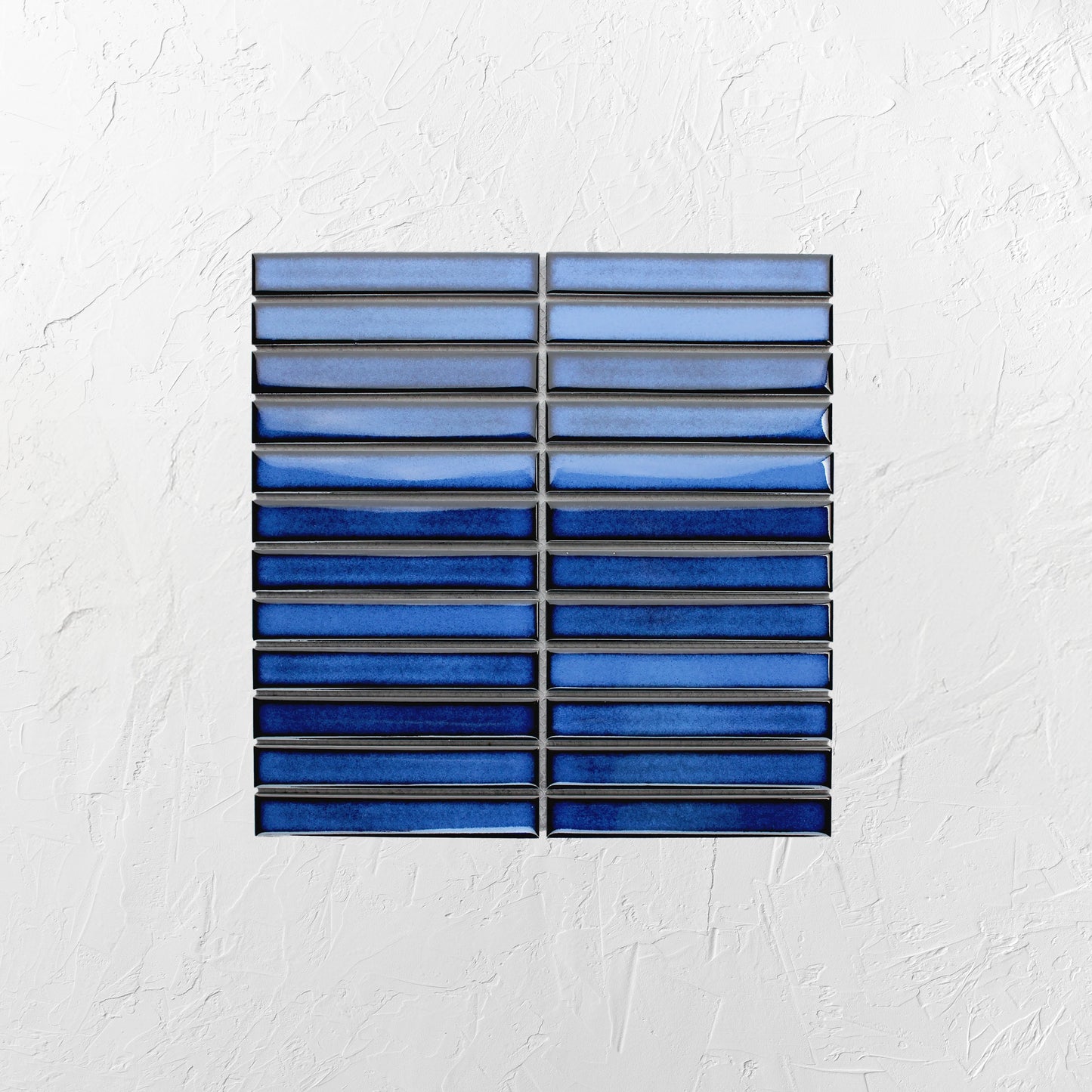 Shadow Blue Green Gloss KitKat Straight Bone Pattern 22x145mm