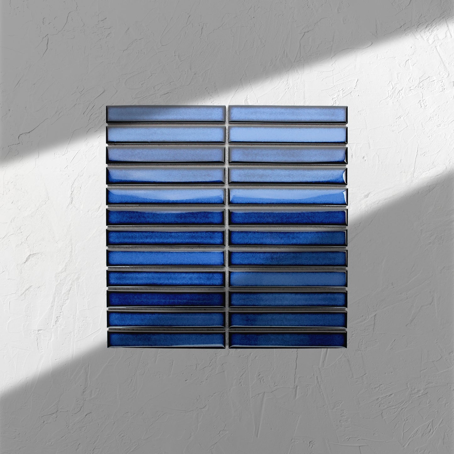 Shadow Blue Green Gloss KitKat Straight Bone Pattern 22x145mm