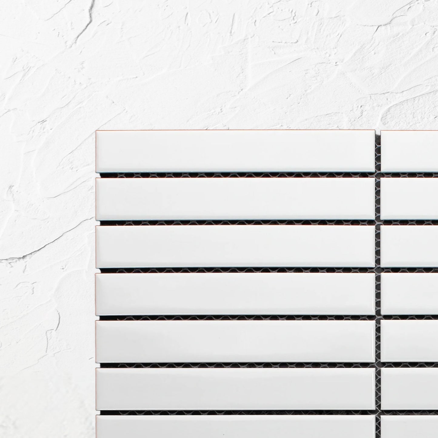 White Gloss KitKat Straight Bone Pattern 22x145mm