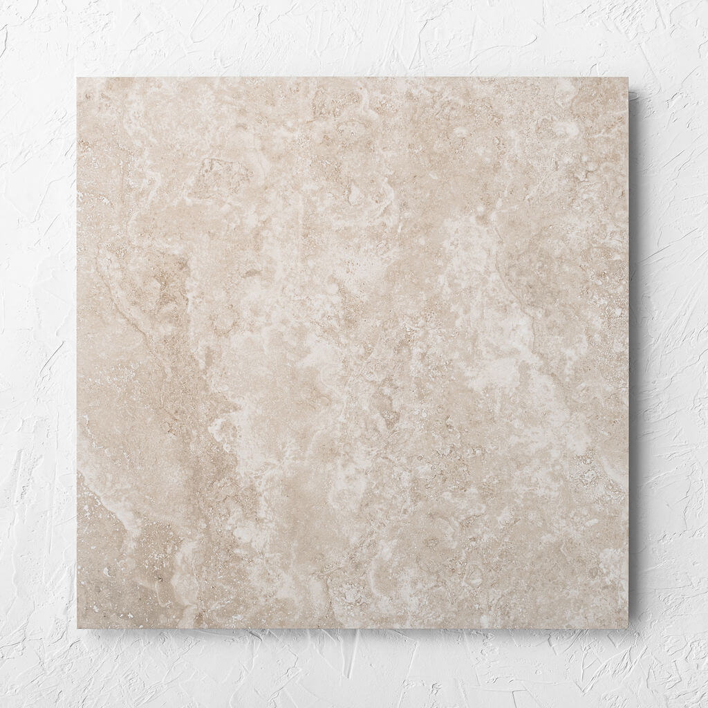 New Travertino Beige Polished Rectified 600X600mm
