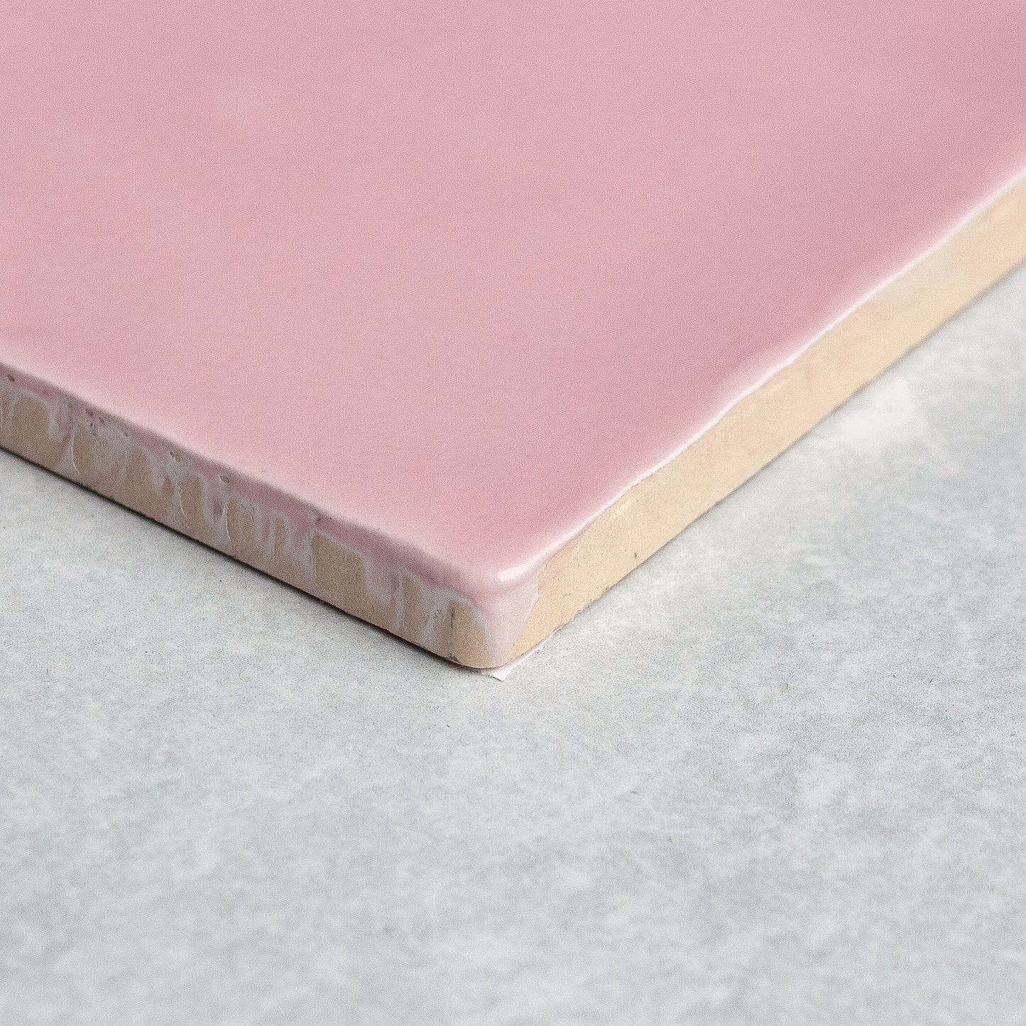 Handmade Matt Rosa Pink 100x100mm