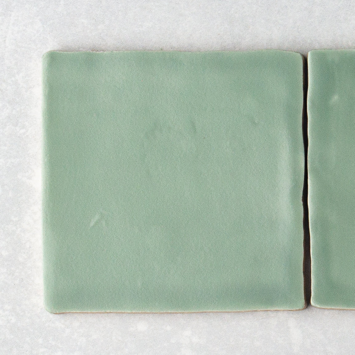 Handmade Matt Sage 100x100mm